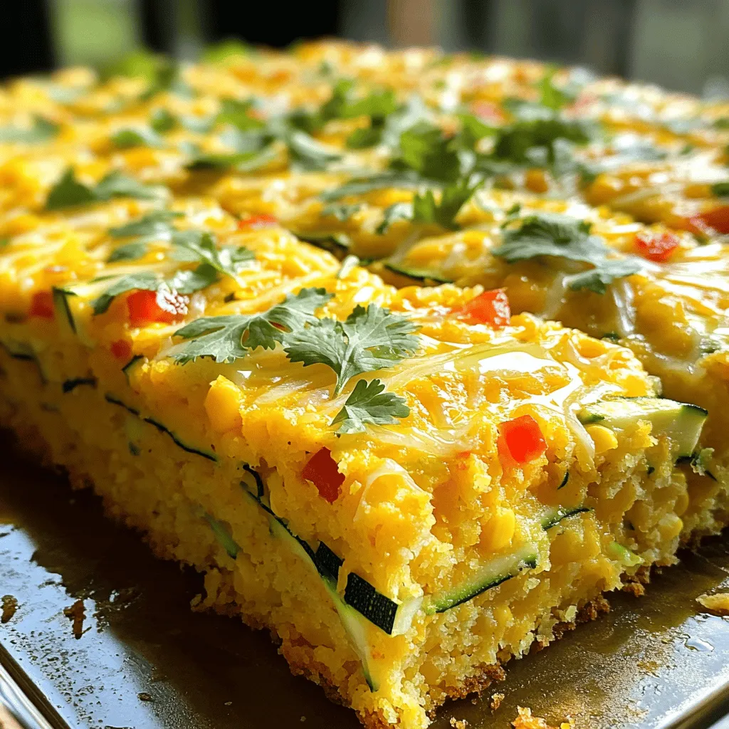 Zucchini Cornbread Casserole Savory and Simple Meal