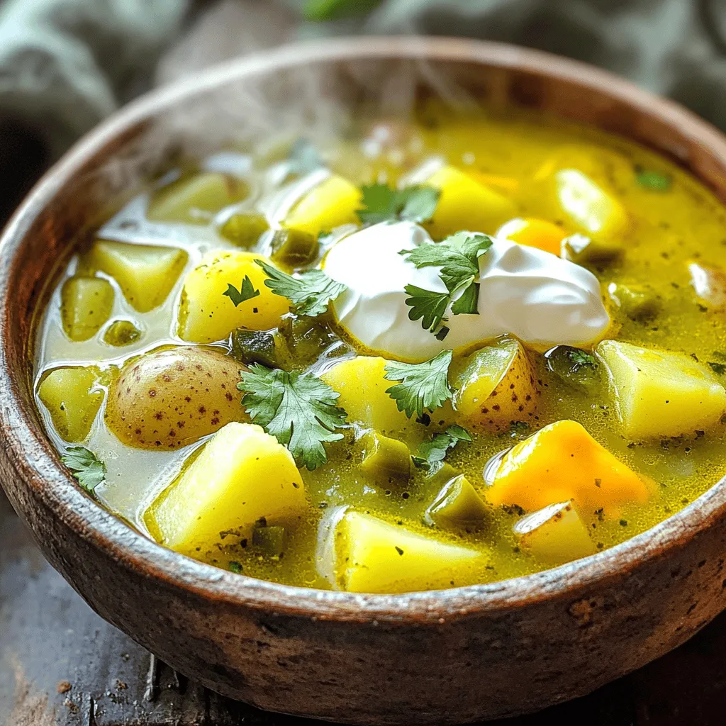Green Chile Cheeseburger Soup Flavorful and Satisfying