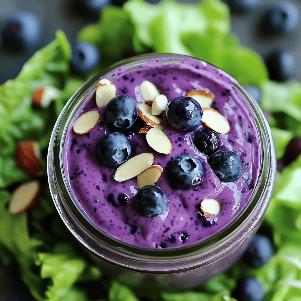 Creamy Blueberry Salad Dressing Simple and Tasty Mix