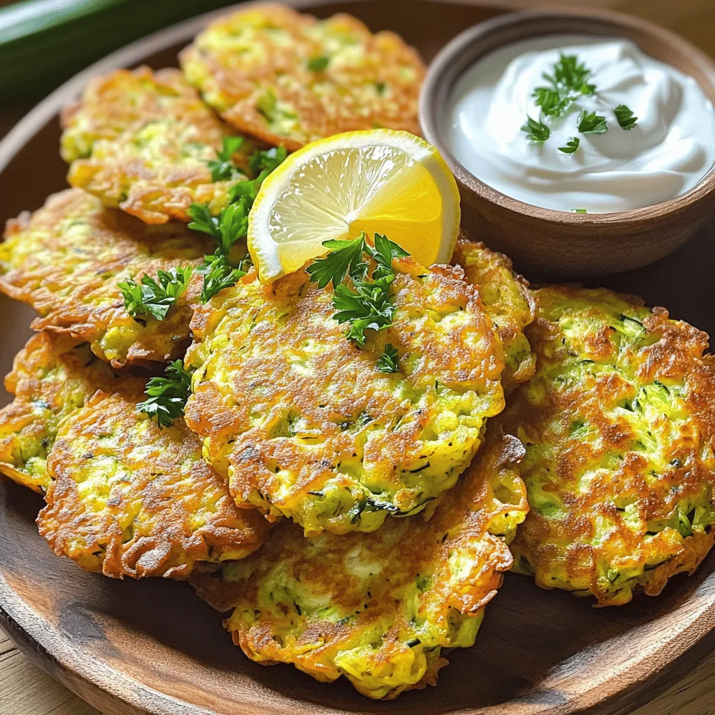 Easy Zucchini Fritters Crispy and Flavorful Recipe