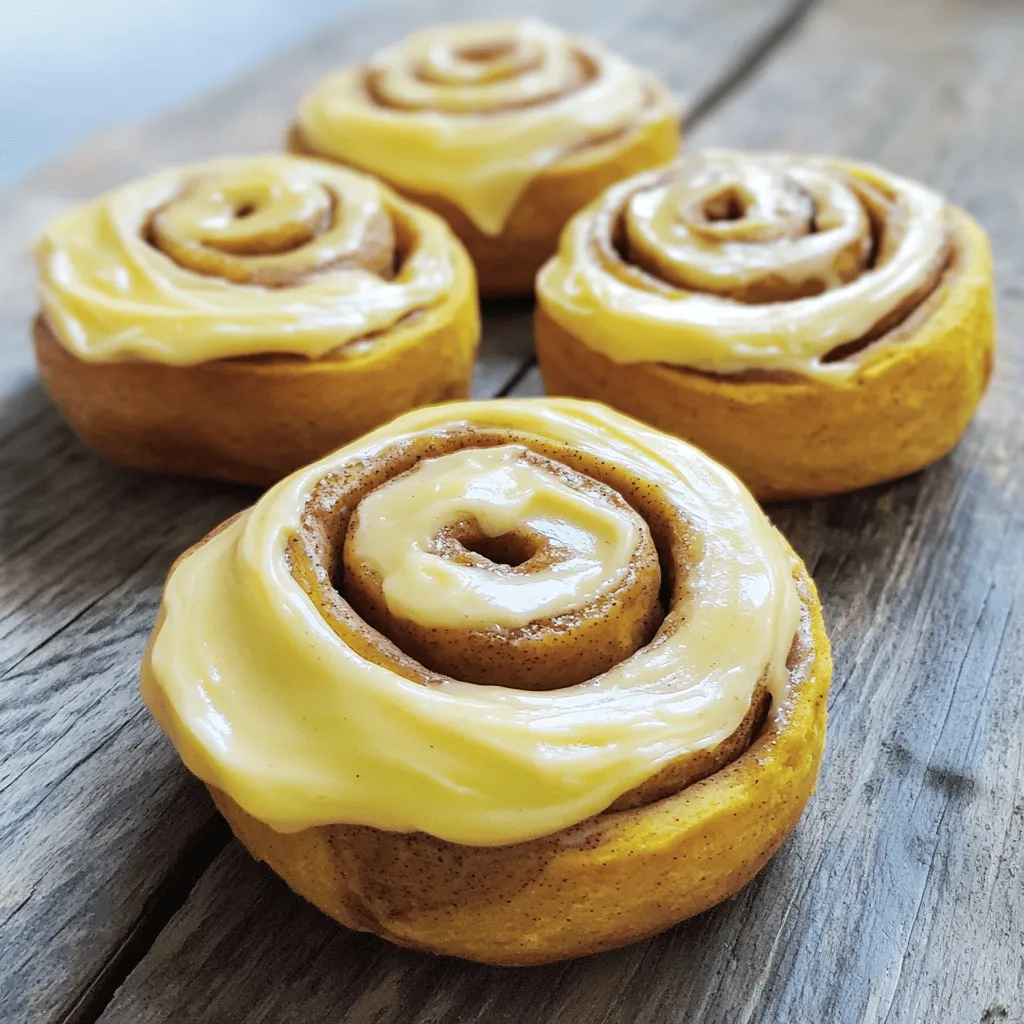 Small Batch Pumpkin Cinnamon Rolls Fresh and Soft