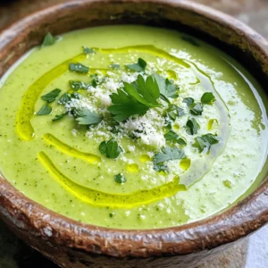 - 4 medium zucchinis, chopped - 1 medium onion, diced - 3 cloves garlic, minced - 4 cups vegetable broth The zucchinis give this soup its main flavor. Choose fresh, firm zucchinis for the best taste. The onion adds a sweet base. Garlic brings a rich aroma. The vegetable broth makes the soup hearty and warm. - 1 cup heavy cream (or coconut cream for a dairy-free option) - 1 cup freshly grated Parmesan cheese (or nutritional yeast for a vegan option) Heavy cream creates a rich, velvety texture. Coconut cream is a great dairy-free choice. Parmesan adds a savory punch. Nutritional yeast gives a cheesy flavor without dairy. - 2 tablespoons olive oil - 1 teaspoon dried thyme - Salt and pepper to taste - Fresh parsley for garnish Olive oil adds a nice, smooth taste. Thyme brings out the flavor of zucchini. Salt and pepper enhance all the tastes. Fresh parsley makes a beautiful garnish and adds color. For the full recipe, check out the Full Recipe section. First, heat two tablespoons of olive oil in a large pot over medium heat. Once hot, add one diced onion. Sauté the onion until it turns translucent, about five minutes. This step builds the soup's base flavor. Next, add three minced garlic cloves and one teaspoon of dried thyme. Stir for another minute. This releases the garlic's aroma and the thyme's earthiness. Now, stir in four chopped zucchinis. Cook them for about five to seven minutes until they soften. This helps make the soup creamy later. After that, pour in four cups of vegetable broth. Bring the mixture to a boil and then lower the heat to a simmer. Cook for about fifteen minutes. The zucchini should be very tender by now. Once the zucchini is tender, it’s time to blend. Use an immersion blender or a regular blender. If you use a regular blender, work in batches. Puree until the soup is smooth. After blending, stir in one cup of heavy cream and one cup of freshly grated Parmesan cheese. Mix well until the cheese melts and the soup is creamy. Season with salt and pepper to taste. Heat the soup through for a few minutes. Then, it’s ready to serve! For the full recipe, check the previous section. For a smooth soup, choose the right blender. An immersion blender is great for quick blending right in the pot. It saves time and reduces mess. If you use a regular blender, be careful. Blend in small batches and return the soup to the pot slowly. This helps prevent lumps. To avoid lumps, ensure the zucchini is fully cooked before blending. Soft zucchini blends easily, creating a creamy finish. To make your soup pop, add extra spices or herbs. A pinch of nutmeg gives warmth. Fresh basil or dill can add bright notes. If you want a kick, try a dash of red pepper flakes. For toppings, consider croutons for crunch or a drizzle of olive oil for richness. A sprinkle of fresh parsley on top adds a splash of color and freshness. You can prepare this soup in advance. Just follow the recipe, cool it, and store it in the fridge. It stays fresh for about three days. When ready to eat, reheat on the stove over low heat. Stir often to warm it evenly. If it thickens too much, add a splash of broth or water. This keeps it creamy and delicious. For the best taste, enjoy within a few days. For the full recipe, check back to ensure you have all steps covered. {{image_2}} To make a vegan version of this creamy Parmesan zucchini soup, you can swap out the heavy cream and cheese. Use coconut cream instead of heavy cream; it gives a rich flavor. For cheese, substitute nutritional yeast for the Parmesan. This adds a cheesy taste without dairy. You can also use any unsweetened plant-based milk, like almond or soy milk, to keep the soup creamy. If you want to add protein, try lentils or beans. They blend well with the soup's flavors. Cook lentils in the broth for about 10 minutes before blending. If you prefer chicken, add cooked, shredded chicken to the soup after blending. Always adjust cooking times to ensure proteins are fully cooked and tender. Incorporating seasonal vegetables can give your soup a fun twist. In spring, add fresh peas for a sweet touch. In the fall, use roasted butternut squash for a warm flavor. You can adjust herbs and spices based on the seasons, too. For example, use fresh basil in summer and sage in winter. This keeps the soup exciting all year round. Check out the Full Recipe for more tips and ideas! To store your Creamy Parmesan Zucchini Soup, let it cool first. Place it in an airtight container. This keeps the soup fresh. In the fridge, it lasts for about 3 to 4 days. Always check for any changes in smell or color before eating. You can freeze the soup for later use. First, let it cool completely. Then, pour it into a freezer-safe container. Leave some space at the top for expansion. The soup can stay good for about 2 to 3 months. When ready to eat, thaw it in the fridge overnight. Reheat it on the stove over low heat. Stir well to make it creamy again. For storing soup, glass containers work best. They seal tightly and do not absorb smells. You can also use BPA-free plastic containers. Make sure to label each container. Write the date on the label. This helps you keep track of how long it’s been stored. To make this soup dairy-free, you can swap heavy cream with coconut cream. This gives you a rich texture without dairy. For cheese, use nutritional yeast. It adds a cheesy flavor while being vegan. Both options still keep the soup creamy and delicious. Yes, you can use frozen zucchini. However, it may change the soup's flavor and texture. Frozen zucchini tends to be softer and can release more water. This means your soup might be a bit thinner. If you use frozen, cook it longer to bring out the flavors. This soup pairs well with crisp salads or crusty bread. A simple green salad adds freshness. You can also serve it with garlic bread for a cozy meal. Another great option is a side of roasted vegetables. These sides balance the creamy soup perfectly. The soup is ready when the zucchini is tender. You can check this by piercing it with a fork. If it goes in easily, your soup is done. After blending, heat it until warm. This ensures all flavors meld together before serving. This blog post shows you how to make a creamy Parmesan zucchini soup. We covered the key ingredients, tips, and ways to customize the recipe. In the end, you can adapt this soup to fit your taste. Experiment with flavors and add proteins when you like. Enjoy your cooking and share the soup with friends. You’ll love the fresh taste and warm feel it brings!