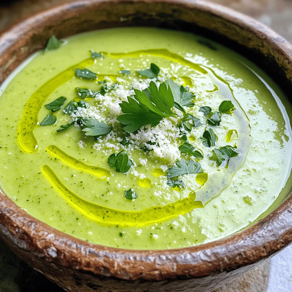 Creamy Parmesan Zucchini Soup Flavorful Comfort Meal