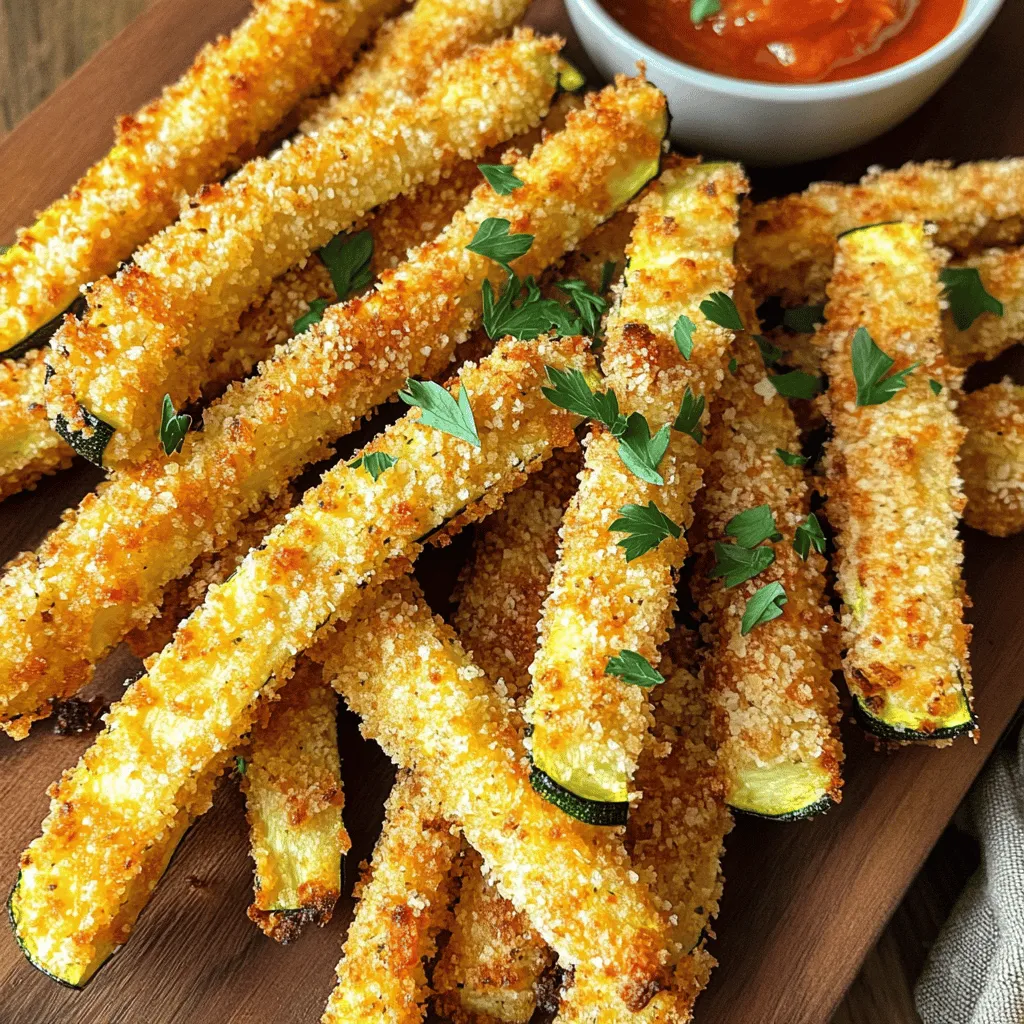 Healthy Air Fryer Zucchini Fries Crunchy and Simple
