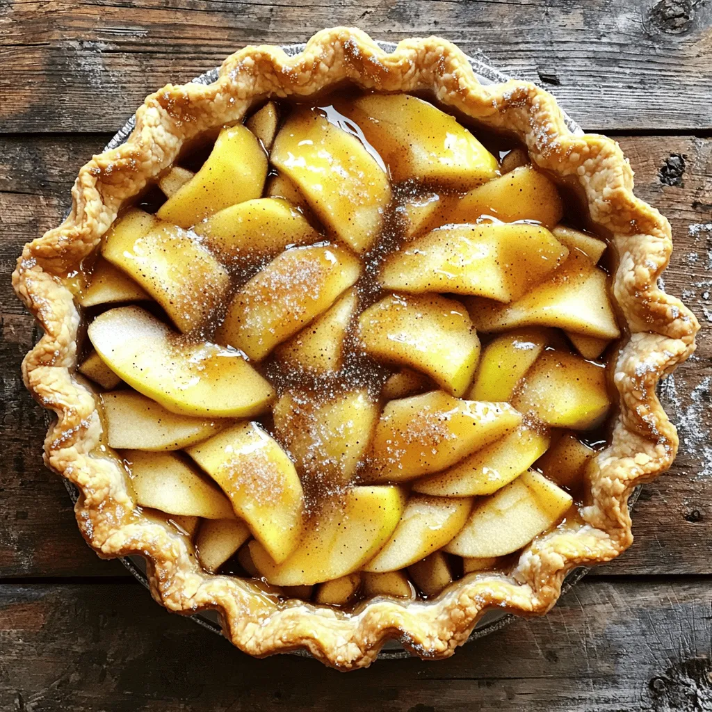 Toffee Apple Pie Irresistible Dessert Delight