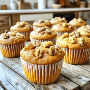 - 1 cup cooked and mashed sweet potatoes - 1/2 cup brown sugar - 1/4 cup granulated sugar - 1/2 cup vegetable oil - 2 large eggs - 1 teaspoon vanilla extract - 1 1/2 cups all-purpose flour - 1 teaspoon baking powder - 1/2 teaspoon baking soda - 1/2 teaspoon ground cinnamon - 1/4 teaspoon ground nutmeg - 1/4 teaspoon salt - Optional: 1/2 cup chopped walnuts, 1/2 cup raisins or dried cranberries Sweet potatoes bring warmth and flavor to muffins. They add a lovely, natural sweetness. Their texture makes muffins moist and soft. You can use fresh or canned sweet potatoes. If you want a deeper flavor, roast them before mashing. Brown sugar adds a rich taste, while granulated sugar balances it out. Vegetable oil keeps the muffins tender without adding too much flavor. Eggs bind everything together, creating a nice rise. Vanilla extract rounds out the flavors, making each bite delightful. The dry ingredients are just as important. All-purpose flour gives structure. Baking powder and baking soda help the muffins rise. Ground cinnamon and nutmeg add spice and warmth. A pinch of salt enhances all the flavors. If you want some crunch or extra sweetness, add the walnuts or dried fruit. Both options bring texture and flavor. You can use the Full Recipe to guide you through the cooking process. Each ingredient works together to give you a comforting and tasty treat. - Preheat your oven to 350°F (175°C). - Line a muffin tin with paper liners or grease it lightly. - In a large bowl, mix the cooked, mashed sweet potatoes with brown sugar. - Add granulated sugar and vegetable oil. Stir until well combined. - Crack the eggs into the bowl, adding one at a time. - Beat well after each egg. Mix in the vanilla extract. - In a separate bowl, whisk together the flour, baking powder, baking soda, cinnamon, nutmeg, and salt. - Gradually fold the dry ingredients into the wet mixture until just combined. - If you like, fold in chopped walnuts and raisins or cranberries. - Fill each muffin cup about two-thirds full with batter. - Bake for 18-22 minutes. Use a toothpick to check for doneness. - When a toothpick comes out clean, remove muffins from the oven. - Let them cool in the pan for five minutes before moving them to a wire rack. With these steps, you’ll achieve tasty and comforting sweet potato muffins. For the full recipe, check the earlier section. Enjoy baking! - Avoid overmixing for fluffy muffins: Mix just until the dry ingredients blend. Overmixing makes them dense. - Proper measuring techniques: Use a spoon to fill measuring cups. Level off with a knife for accuracy. - Adding spices or citrus zest: Try adding nutmeg, ginger, or orange zest for extra flavor. These spices make your muffins pop. - Using different mix-ins like chocolate chips: Fold in chocolate chips or dried fruits for a sweet twist. Nuts add crunch and taste. - Overfilling muffin cups: Fill each cup only 2/3 full. This helps muffins rise without overflowing. - Not letting the batter rest: Let the batter sit for a few minutes. This can help improve texture and flavor. {{image_2}} You can easily adapt sweet potato muffins to different diets. - Vegan sweet potato muffins: Replace eggs with flaxseed meal or applesauce. Use plant-based milk instead of regular milk. This keeps the muffins moist and adds a touch of sweetness. - Gluten-free sweet potato muffins: Replace the all-purpose flour with a gluten-free blend. Almond flour or coconut flour also works well. These options keep the muffins light and fluffy. Mixing flavors can make your sweet potato muffins even more fun! - Sweet potato chocolate muffins: Add cocoa powder to the batter for a rich twist. You can mix in chocolate chips for extra sweetness. This combination is a real treat for chocolate lovers! - Savory versions with herbs and cheese: For a savory muffin, add fresh herbs like rosemary or thyme. Mixing in cheese like feta or cheddar gives a tasty, cheesy kick. It’s a fun way to enjoy sweet potatoes in a new way. How you serve sweet potato muffins can change the whole experience. - Enjoy them warm or with toppings like butter or cream cheese. A drizzle of honey or maple syrup adds a sweet touch, too. - Pair your muffins with drinks like coffee or tea. The warm flavors of sweet potatoes match well with a hot cup of your favorite beverage. For the full recipe, check out Sweet Potato Bliss Muffins 🥔. To keep your sweet potato muffins fresh, you have two main options. You can store them at room temperature or in the fridge. If you choose room temperature, place them in an airtight container. They will stay fresh for a few days this way. For longer storage, use the fridge. Just make sure to seal them well. This keeps them from drying out. Freezing muffins is another great option. Wrap them tightly in plastic wrap or use a freezer bag. They can last up to three months in the freezer. When you want one, simply thaw it at room temperature or warm it in the oven. Sweet potato muffins last about four to five days at room temperature. In the fridge, they can last up to a week. If you freeze them, they maintain their quality for three months. Watch for signs that your muffins have gone bad. If they smell sour or have visible mold, toss them. If they feel very dry or stale, it might be time to say goodbye. Enjoy your muffins fresh for the best taste! Check out the Full Recipe for more delicious ideas. To make sweet potato muffins from scratch, follow these steps: 1. Preheat your oven to 350°F (175°C). 2. Prepare a muffin tin with paper liners or grease it. 3. In a bowl, mix mashed sweet potatoes, brown sugar, granulated sugar, and oil. 4. Add eggs and vanilla extract, mixing well. 5. In another bowl, whisk flour, baking powder, baking soda, cinnamon, nutmeg, and salt. 6. Combine the dry ingredients with the wet mixture, stirring gently. 7. If desired, fold in walnuts and raisins or cranberries. 8. Fill muffin cups about two-thirds full and bake for 18-22 minutes. 9. Let them cool before enjoying. For the full recipe, check out the details above. Yes, you can substitute ingredients in this recipe. Here are some options: - Use maple syrup instead of brown sugar for a natural sweetener. - Swap vegetable oil for melted coconut oil for a different flavor. - Replace all-purpose flour with whole wheat flour for added nutrition. Each change may alter the muffin's taste or texture, so keep that in mind. You can use several alternatives instead of eggs, such as: - 1/4 cup applesauce for each egg. - 1/4 cup mashed banana for a sweet twist. - 1 tablespoon ground flaxseed mixed with 3 tablespoons water (let it sit for 5 minutes). These substitutes can help bind the ingredients while keeping the muffins moist. Sweet potato muffins are simple to make and healthy. We discussed easy ingredients and how to bake them step-by-step. Adding spices or mix-ins can enhance flavors. Remember to adjust the recipe for dietary needs. Store leftovers properly, so they stay fresh. By following these tips, you can enjoy delicious muffins that nourish your body. Baking can be fun. Experiment and find your favorite combinations!