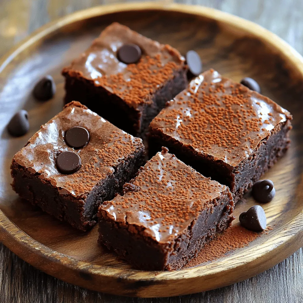 Healthy Low-Calorie Greek Yogurt Brownies Recipe
