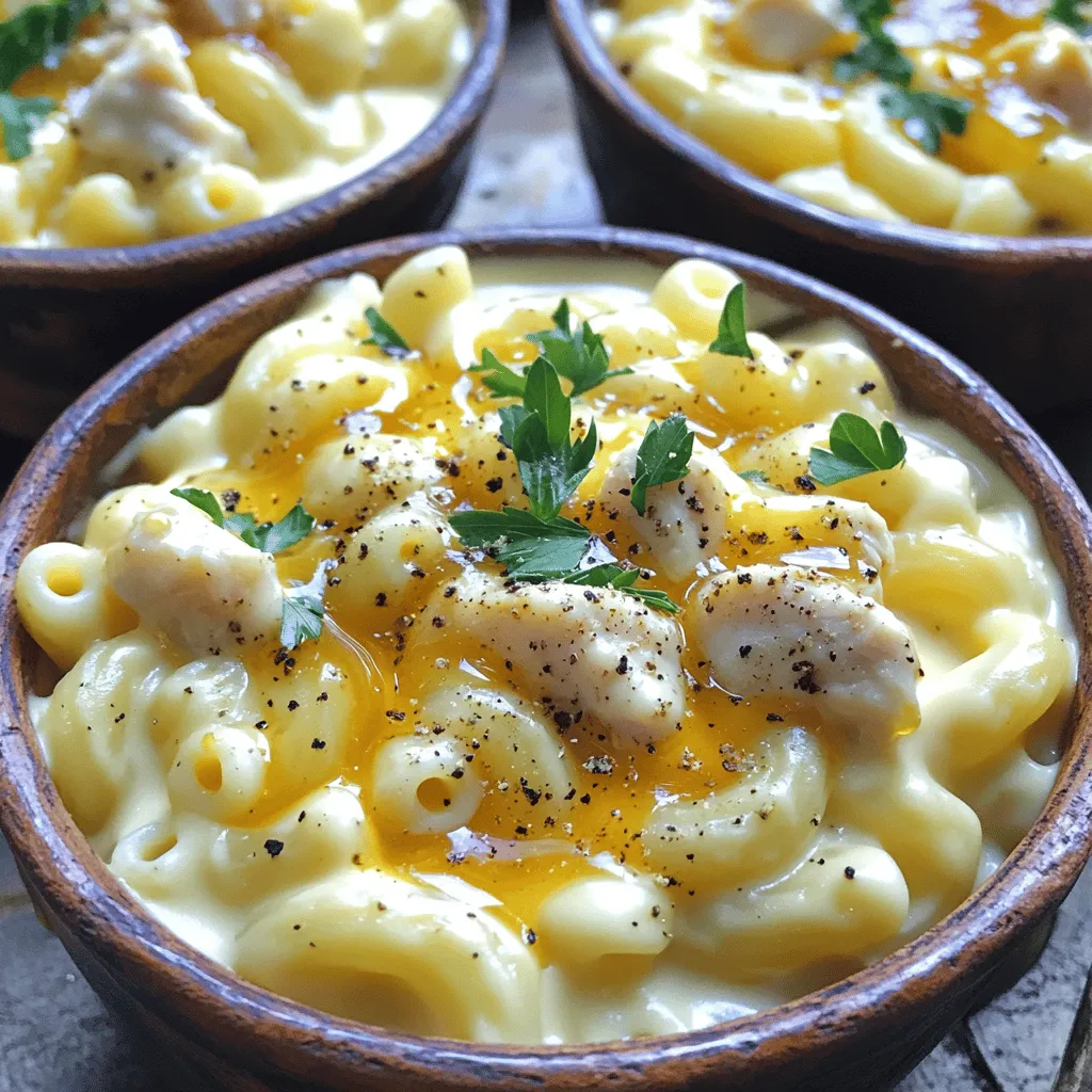 Creamy Honey Pepper Chicken Mac and Cheese Delight