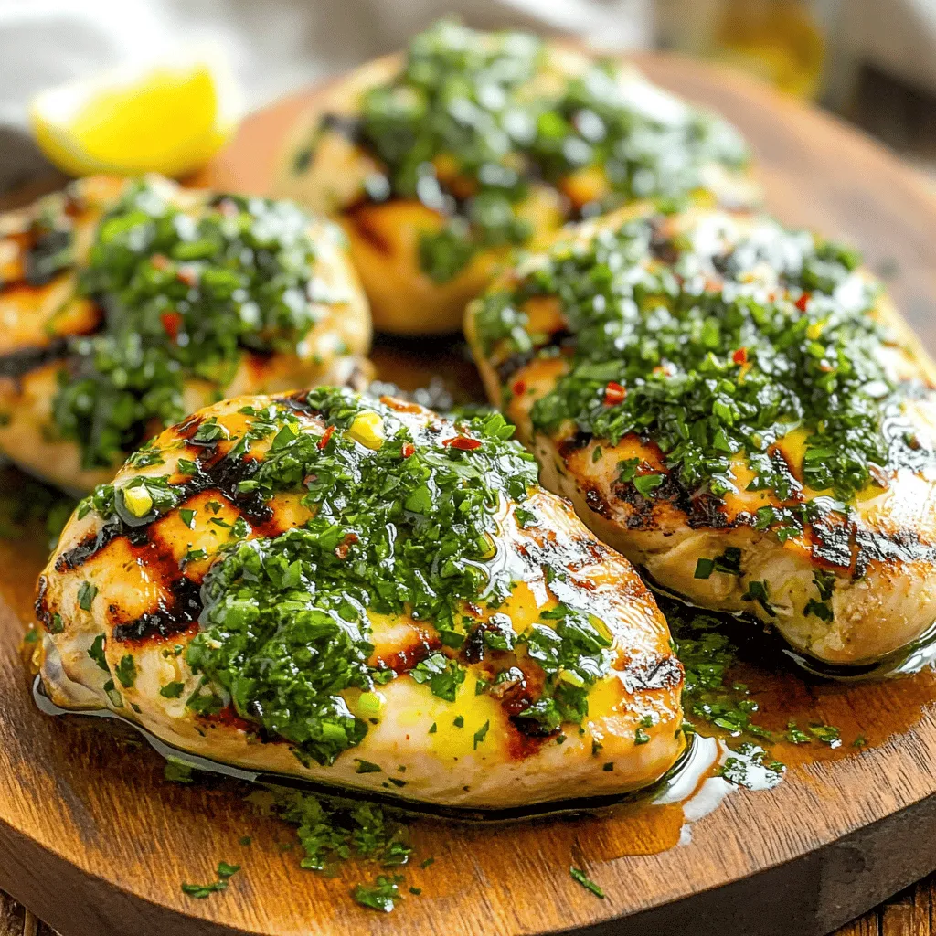 Vibrant Chimichurri Chicken Flavorful Grilling Recipe