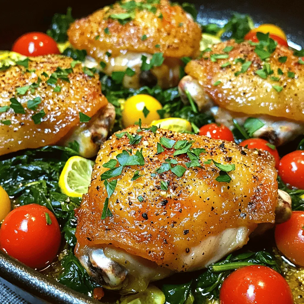One Pan Lemon Garlic Chicken Simple Dinner Delight