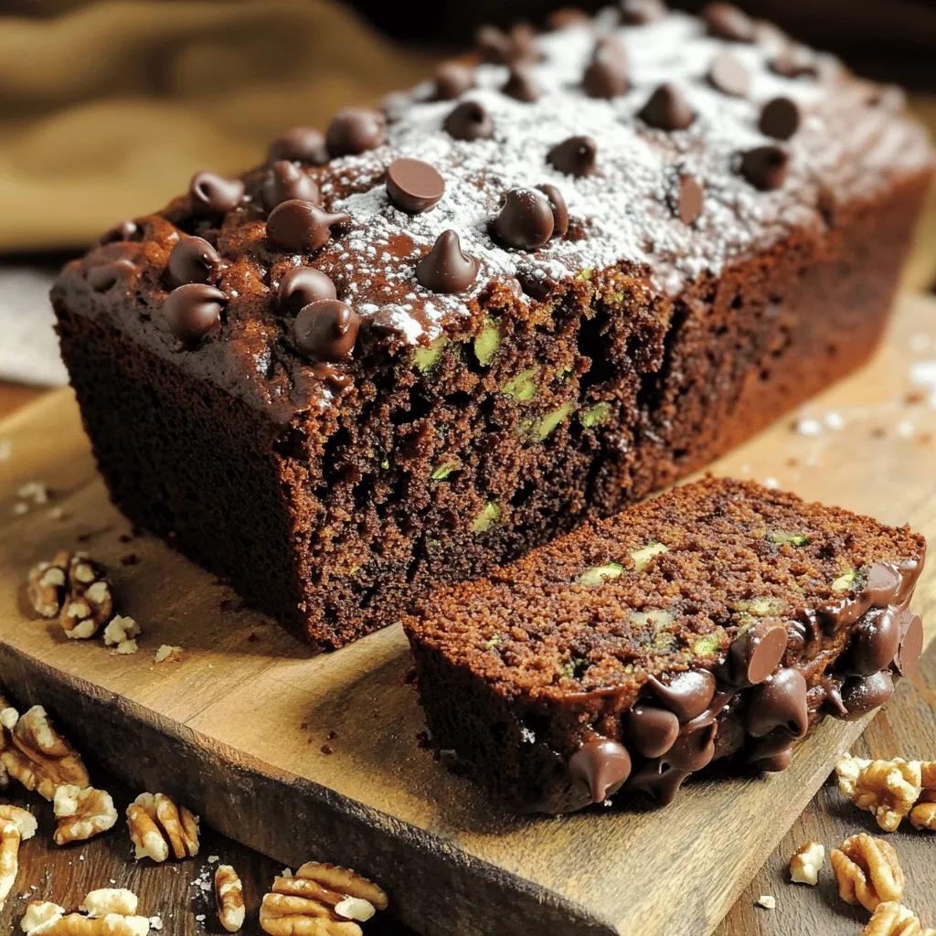 Gluten-Free Chocolate Chip Zucchini Bread Tasty Delight