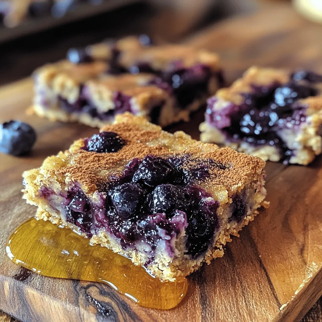 Wholesome Blueberry Oatmeal Bars Healthy Snack Option