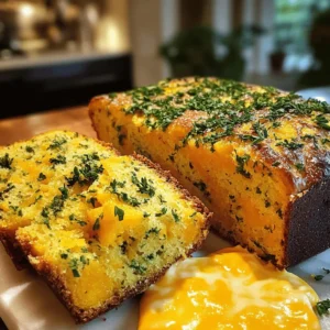 - 2 cups cooked and pureed butternut squash - 2 cups all-purpose flour - 1 cup shredded sharp cheddar cheese For this herb and cheddar squash bread, the main ingredients create a rich and flavorful base. The butternut squash adds moisture and a natural sweetness. All-purpose flour gives the bread its structure. Sharp cheddar cheese provides a bold flavor that pairs well with the squash. - 1/4 cup unsalted butter, softened - 2 large eggs - 1/4 cup milk These additional ingredients enhance the bread's texture. The unsalted butter adds richness. Large eggs help bind the mixture, while milk adds moisture. Together, they create a soft and tender loaf. - 1/4 cup fresh parsley, chopped - 1 tablespoon fresh thyme, chopped - 1 teaspoon baking powder - 1/2 teaspoon baking soda - 1 teaspoon salt - 1/2 teaspoon black pepper Herbs and seasoning bring life to the bread. Fresh parsley adds a bright flavor. Thyme gives an earthy note. Baking powder and baking soda ensure the bread rises. Salt enhances all the flavors, and black pepper adds a touch of warmth. For the full recipe, check out the instructions that guide you step by step. 1. First, preheat your oven to 350°F (175°C). This step is key for even baking. 2. Next, grease and flour a 9x5-inch loaf pan. This helps the bread come out easily. 3. In a large bowl, mix the cooked and pureed butternut squash, softened butter, eggs, and milk. Stir until well combined. 4. In a different bowl, whisk together the flour, baking powder, baking soda, salt, and black pepper. Make sure there are no lumps. 1. Gradually add the dry ingredients to the wet mixture. Stir gently until just combined. Avoid overmixing to keep the bread light. 2. Now, fold in the shredded cheddar cheese, chopped parsley, and thyme. Mix gently so the cheese and herbs are evenly spread. 1. Pour the batter into the prepared loaf pan. Smooth the top with a spatula for a nice finish. 2. Bake in the preheated oven for 50-60 minutes. To check doneness, insert a toothpick into the center. It should come out clean. 3. After baking, remove the bread from the oven. Let it cool in the pan for about 10 minutes. Then transfer it to a wire rack to cool completely. For the full recipe, refer to the earlier sections. Enjoy your delicious Herb and Cheddar Squash Bread! To get the best texture, do not overmix your batter. Mixing too much can make the bread dense. Once you add the dry ingredients, mix just until you see no flour. This keeps the bread light and fluffy. Also, make sure your squash is well pureed. This adds moisture and flavor. If your bread is too dry, try adding a little more milk. This can help keep your bread moist and delicious. You can change up the cheese to add new flavors. Instead of sharp cheddar, try using gouda or mozzarella. These cheeses melt well and give a great taste. For extra flavor, add spices like garlic powder or paprika. Fresh herbs can also enhance the taste. Consider using basil or rosemary for a fresh twist. Mixing in some crushed red pepper can give it a nice kick! Use a thermometer to check your oven temperature. This helps ensure even baking. If your oven runs hot or cold, it can affect your bread. Cooling your bread properly is key. After baking, let it sit in the pan for 10 minutes. Then, move it to a wire rack. This allows air to flow around the bread and keeps it from getting soggy. For more details, check out the Full Recipe. {{image_2}} If you need gluten-free options, use a gluten-free flour blend. This swap works well and keeps the texture nice. You can also try almond flour or coconut flour for a unique twist. For those avoiding dairy, dairy-free cheese options are available. Look for brands that melt well, like cashew or coconut-based cheese. These will keep your bread flavorful and rich. To add more crunch, consider adding nuts or seeds. Walnuts, sunflower seeds, or pumpkin seeds work great in this bread. They bring a nice texture and an extra layer of flavor. You can also use different squash varieties to change the taste. Zucchini or acorn squash can add new notes. Each type brings its unique flavor and texture, making this bread fun to experiment with. Herb and Cheddar Squash Bread pairs well with soups or salads. A warm bowl of tomato soup makes a perfect match. You can also serve it with a fresh garden salad for a balanced meal. For a creative twist, try using it for sandwiches. This bread makes a great base for a grilled cheese or a turkey sandwich. The flavors blend well and create a tasty lunch option. To store leftover Herb and Cheddar Squash Bread, wrap it tightly in plastic. This keeps the bread moist and fresh. You can also place it in an airtight container. Store it at room temperature for up to three days. If you want to keep it fresh longer, store the bread in the fridge. Just remember that the cold can dry it out. To enjoy it at its best, reheat slices in the oven or microwave. For long-term storage, freezing is your best option. Slice the bread first. Wrap each slice in plastic wrap, then place it in a freezer bag. This way, you can take out just what you need. To thaw, simply remove a slice from the freezer. Leave it at room temperature for about 30 minutes. You can also use the microwave for a quick thaw. Heat it on low for 15-20 seconds. For reheating, pop the slice back in the oven at 350°F for a few minutes to regain its warmth and texture. Herb and Cheddar Squash Bread lasts about three days at room temperature. If stored in the fridge, it can last up to a week. In the freezer, it stays good for about three months. Just make sure to keep it well-wrapped to avoid freezer burn. To check if your bread is done, use a toothpick. Insert it into the center of the loaf. If it comes out clean, the bread is ready. You can also look at the color. It should be golden brown on top. The sides may pull away from the pan slightly. If the center feels wet or gummy, it needs more time. Bake in 5-minute increments and keep checking. Yes, you can swap cheddar for other cheeses. Some great options are mozzarella or gouda. Both melt well and add rich flavor. You can also try feta for a tangy twist. Just use the same amount of cheese as the recipe calls for. Experiment with your favorites to find the best taste for you. One common mistake is overmixing the batter. This can make your bread tough. Mix just until everything is combined. Another mistake is not measuring your squash correctly. Too much or too little can change the texture. Lastly, don’t skip the cooling time. Letting it cool helps the flavors blend. Enjoy your freshly baked bread without rushing! This article covers everything you need for delicious Herb and Cheddar Squash Bread. We explored main ingredients like butternut squash and cheese, plus helpful steps for baking. I shared tips to enhance flavor and achieve the best texture. You'll also find ways to store this bread and variations to try. In the end, this bread offers warmth and flavor, perfect for any meal. Happy baking!