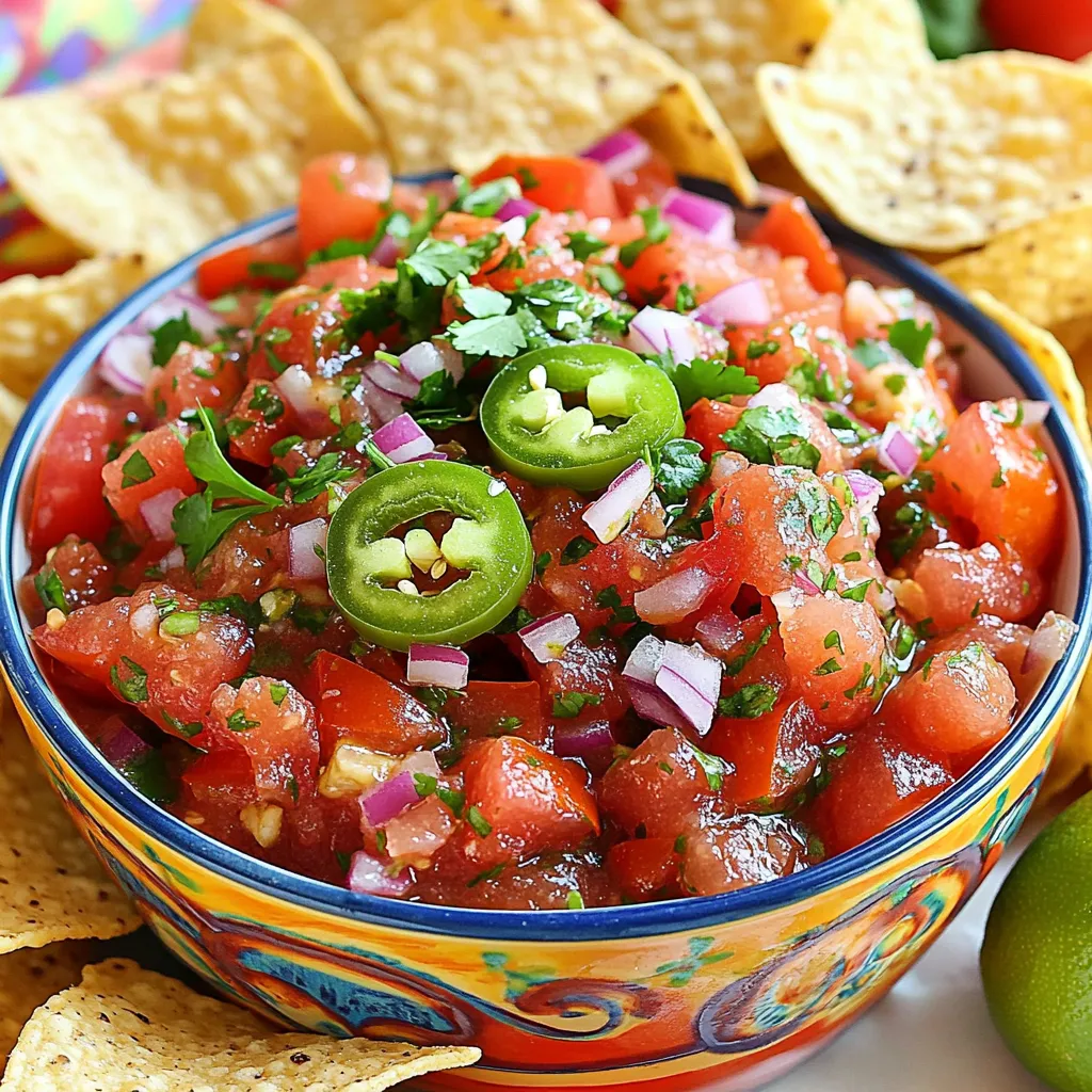 Homemade Salsa Recipe Fresh and Flavorful Delight