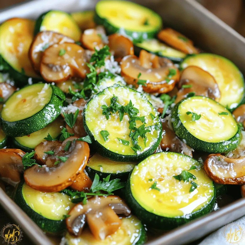 Sautéed Zucchini and Mushrooms Flavorful Easy Dish