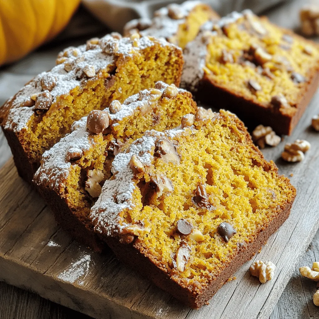 Pumpkin Bread with Chocolate Chips Easy Comfort Recipe