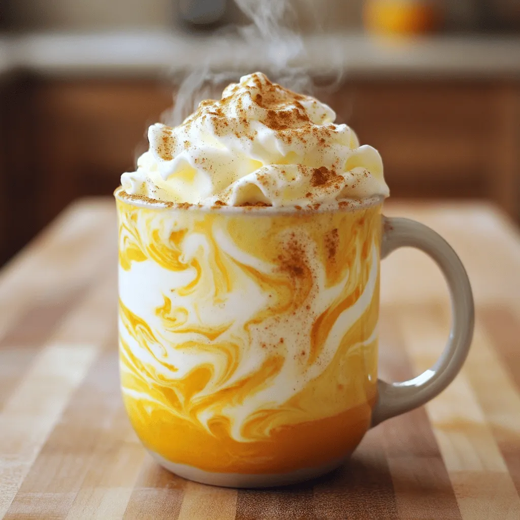 Pumpkin White Mocha Flavorful Fall Drink Recipe