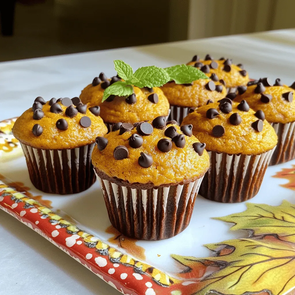 Pumpkin Chocolate Chip Cupcakes Irresistible Treat