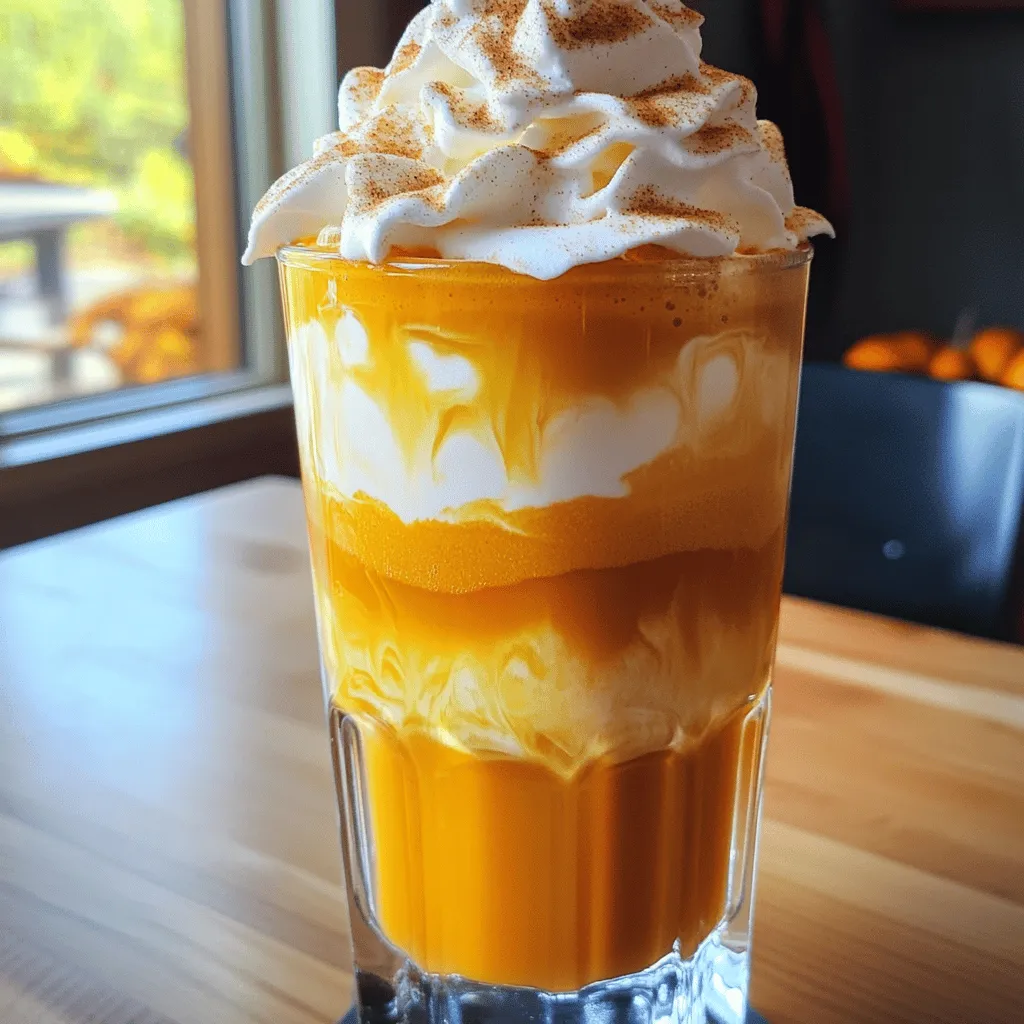 Iced Pumpkin Cream Chai Latte Flavorful Autumn Sip
