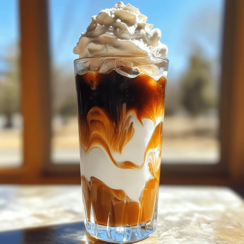 Brown Sugar Vanilla Iced Coffee Refreshing Summer Treat
