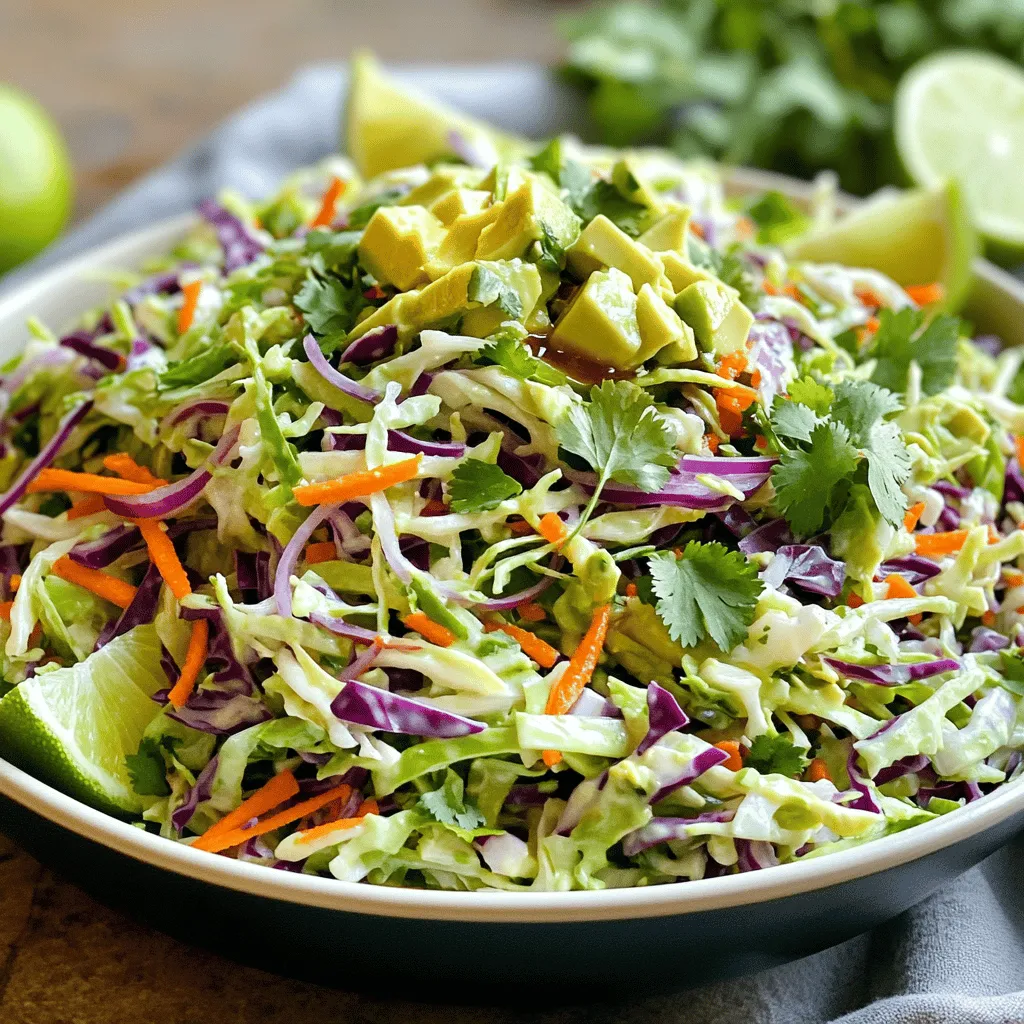 Cilantro Lime Slaw Fresh and Flavorful Side Dish