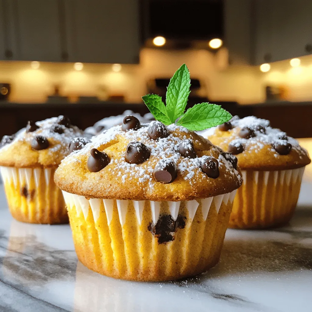 Pumpkin Chocolate Chip Muffins Irresistible Breakfast Treat