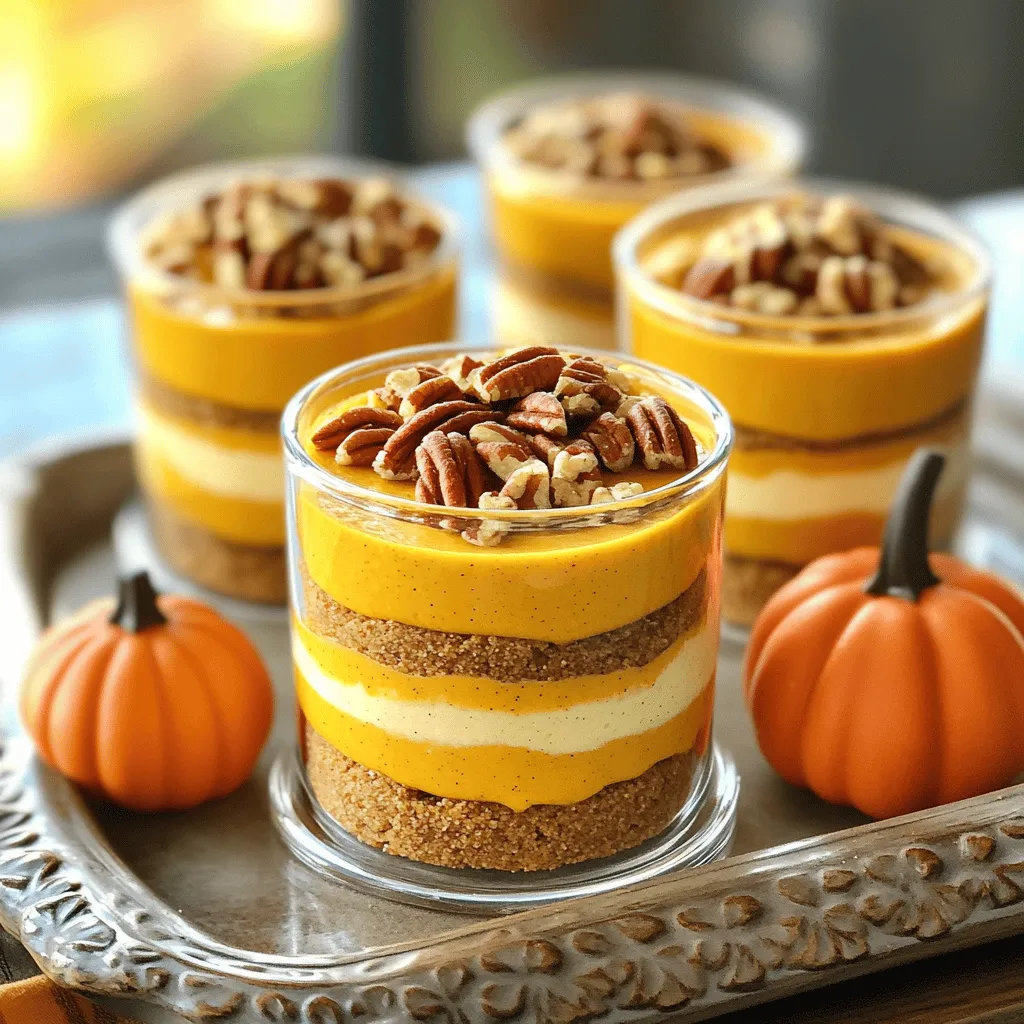 No-Bake Pumpkin Cheesecake Cups Creamy and Easy Treat