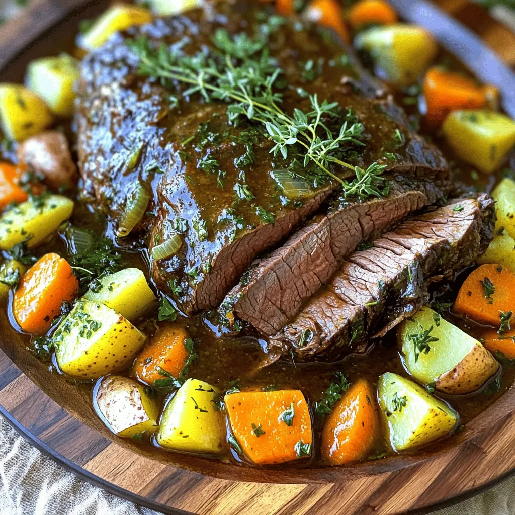 Crock Pot Roast Tender and Flavorful Dinner Idea