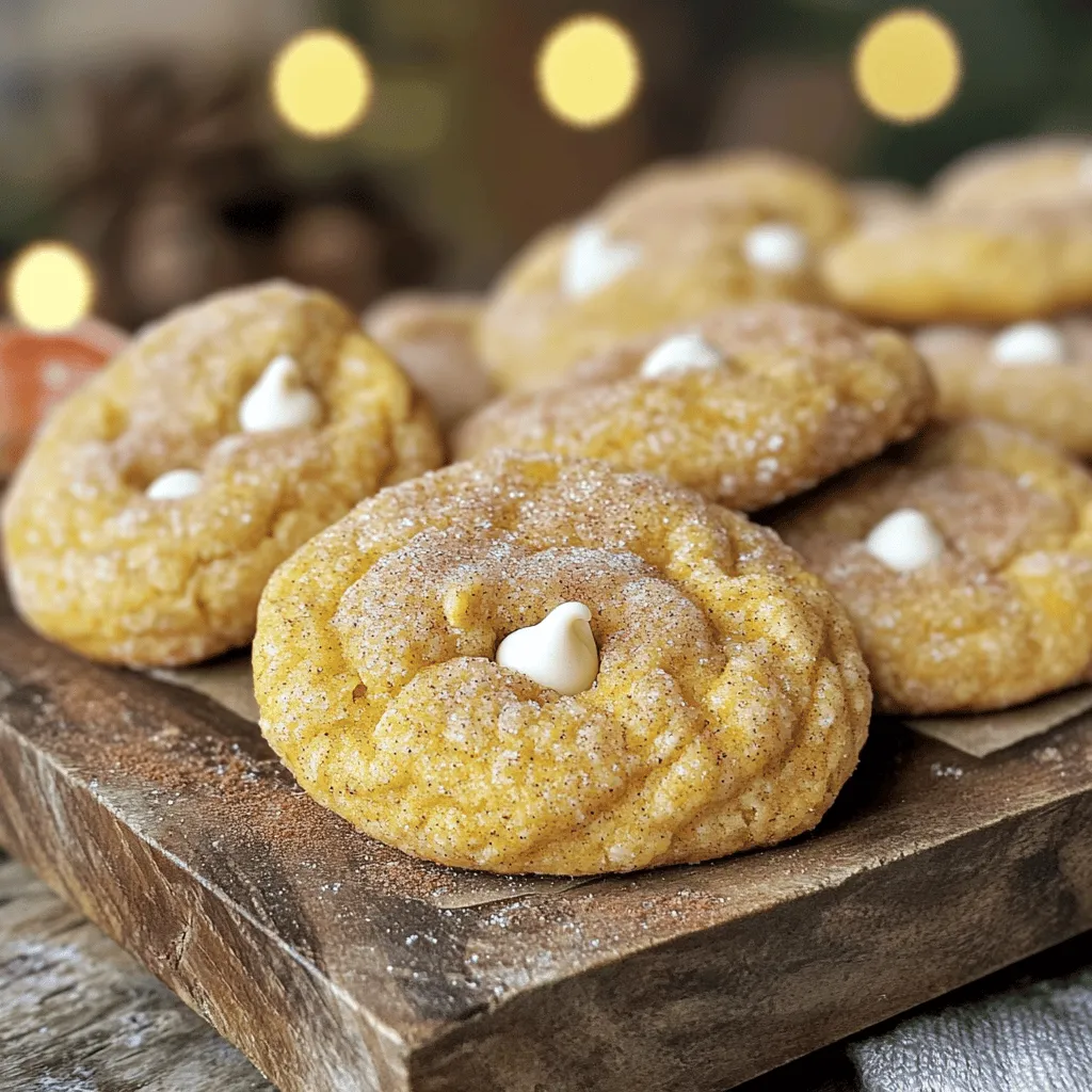 White Chocolate Pumpkin Snickerdoodles Irresistible Treat