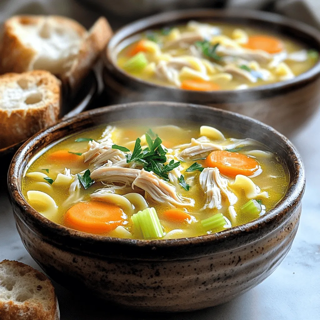 Slow Cooker Chicken Noodle Soup Comforting and Easy Recipe