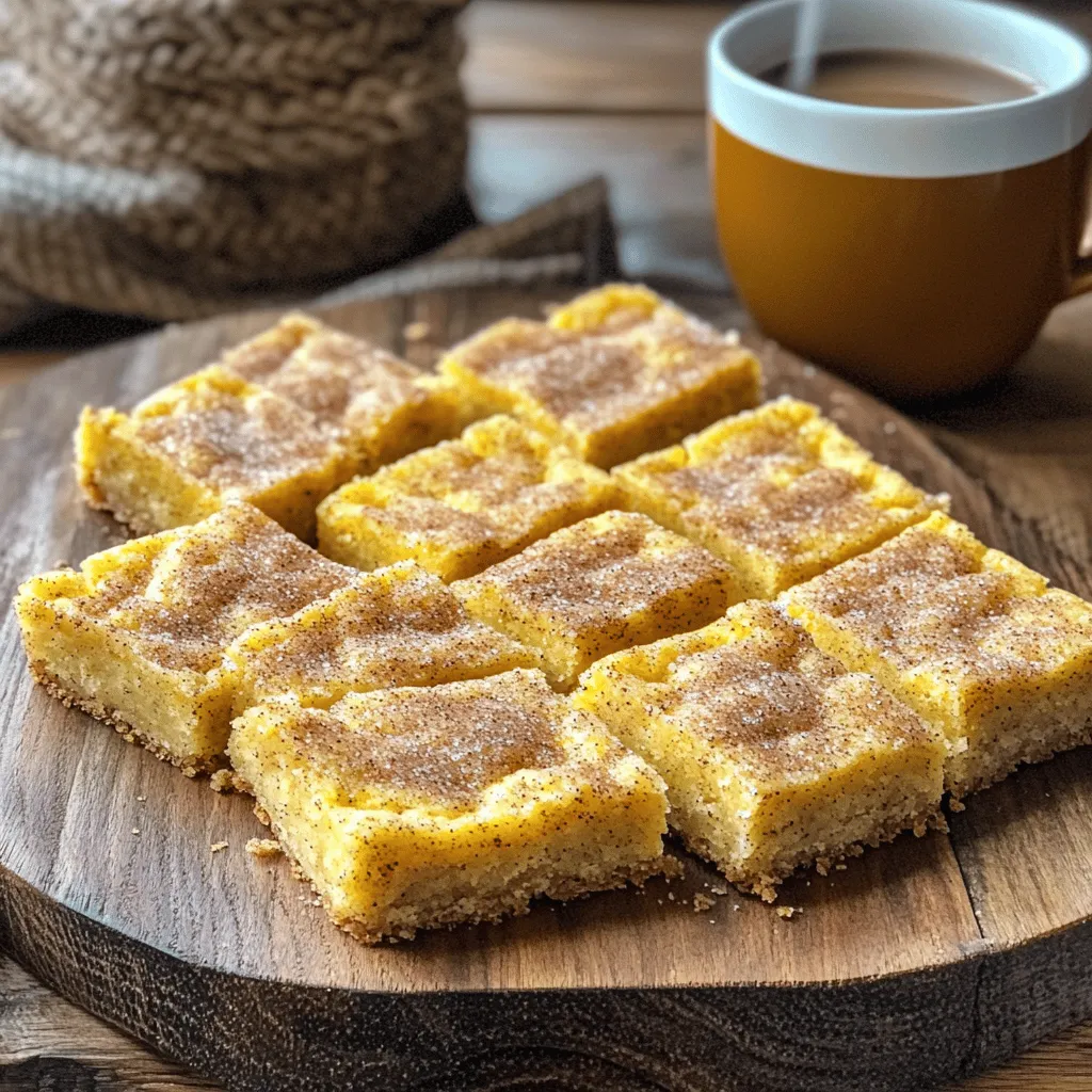 Spiced Chai Snickerdoodle Bars Irresistible Treat