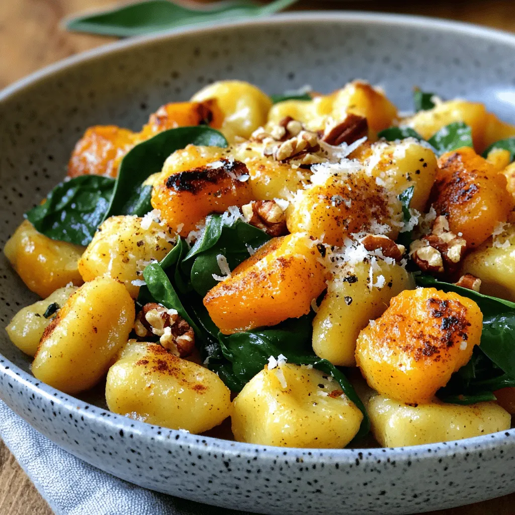 Autumn Gnocchi with Butternut Squash Savory Delight