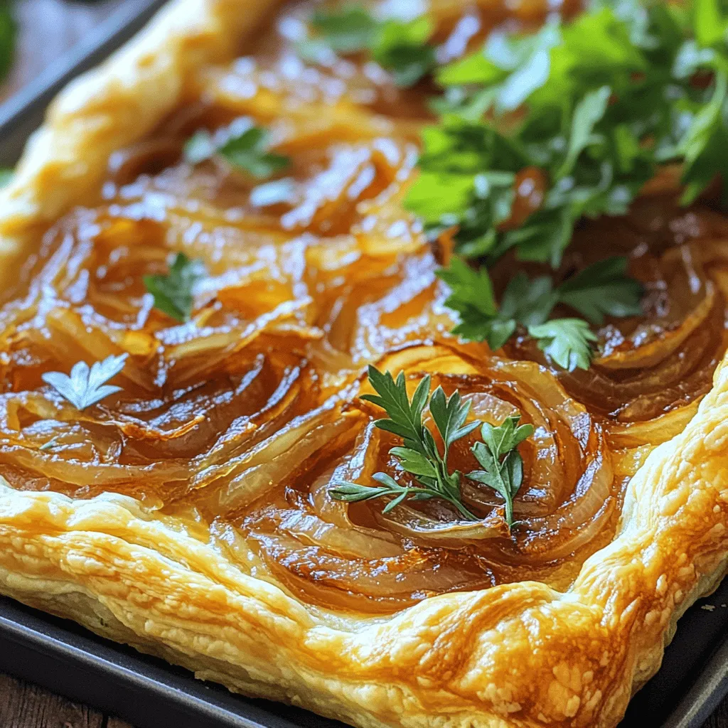 Caramelized Onion Gruyere Tart Savory Flavor Delight