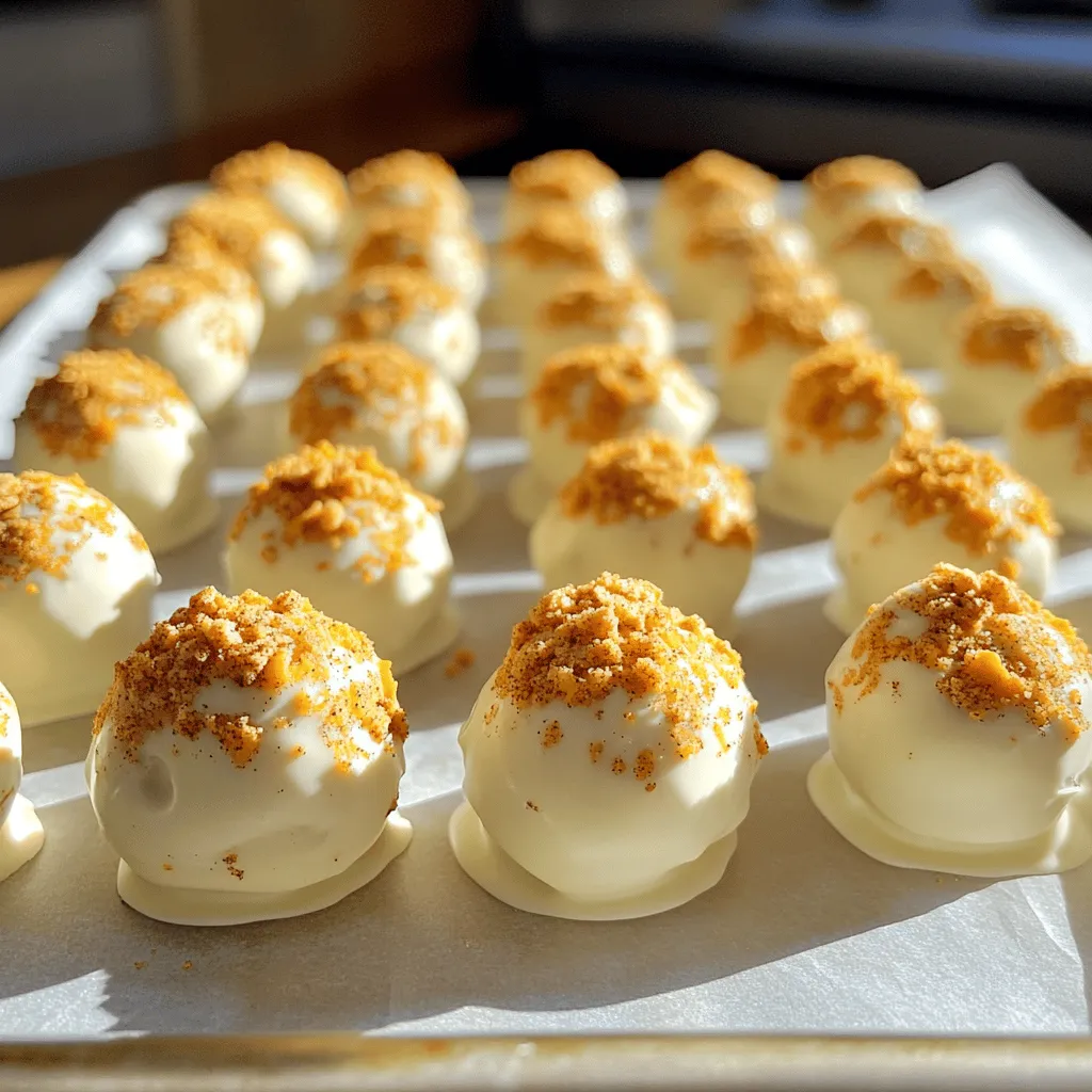 Pumpkin Cheesecake Truffles Tasty and Easy Treat