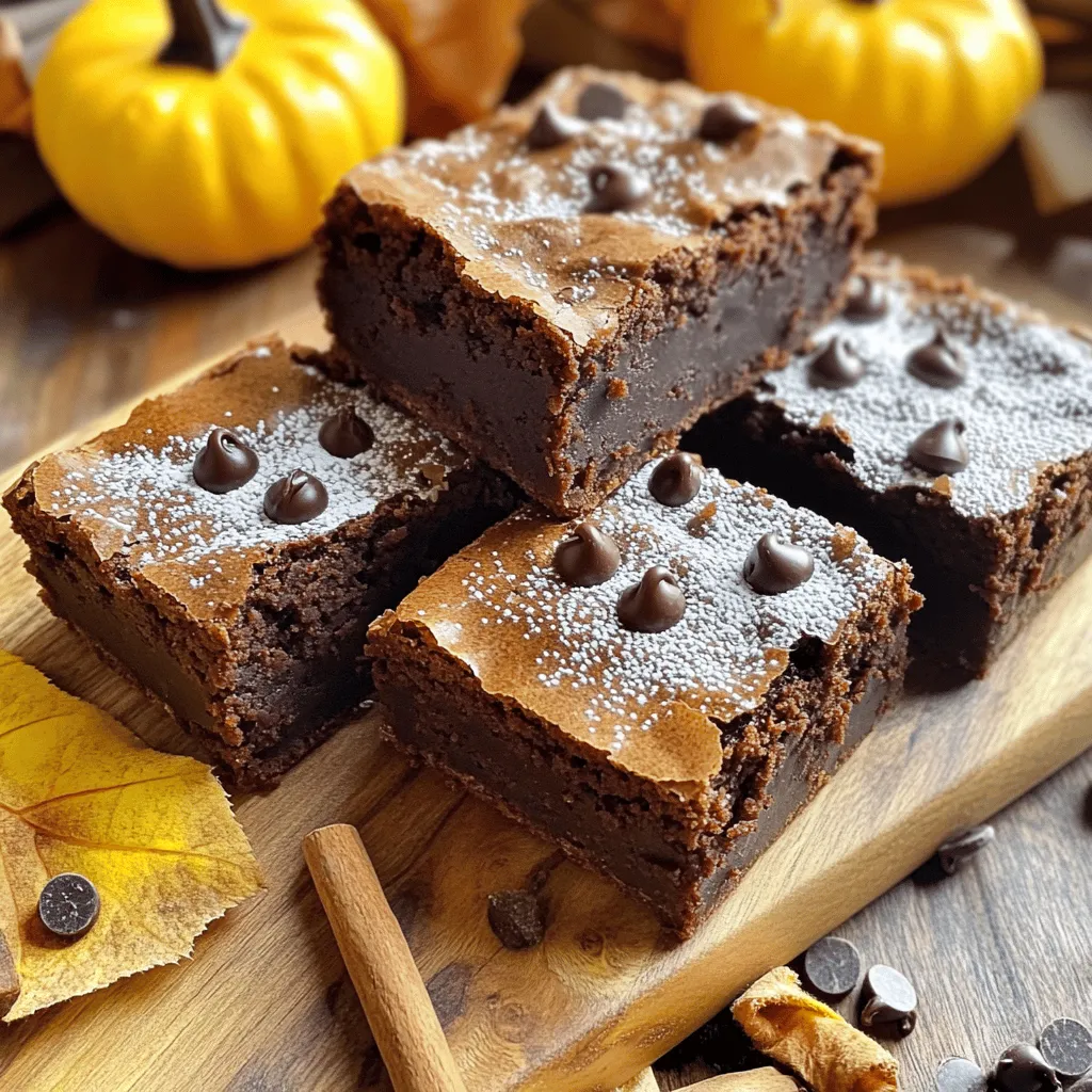 Pumpkin Brownies Delightful Easy Fall Treat