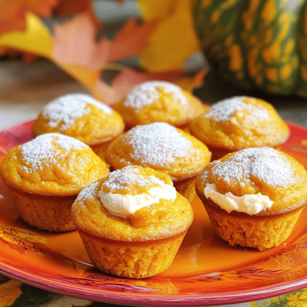 Mini Pumpkin Cream Cheese Muffins Easy and Tasty Treat