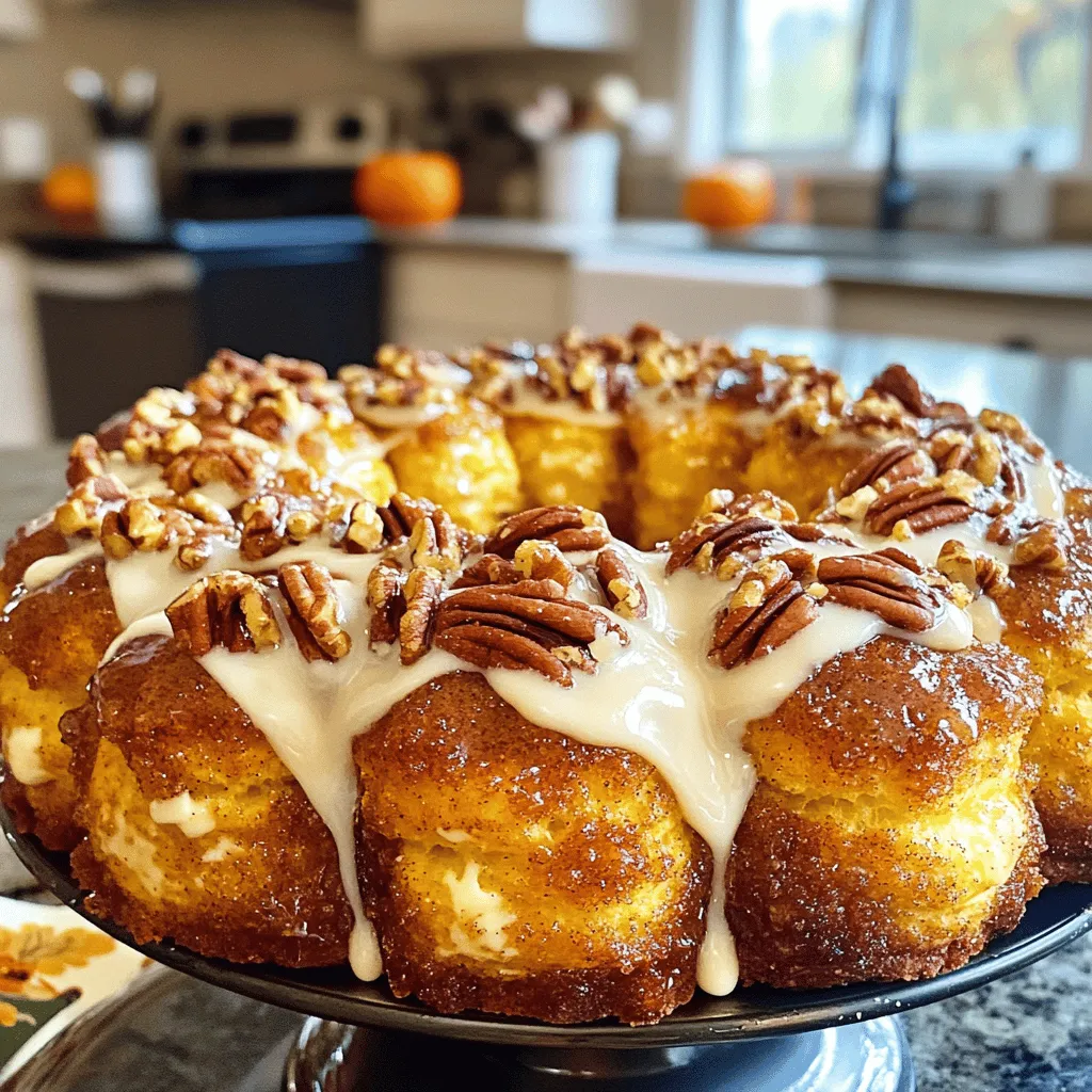 Pumpkin Spice Monkey Bread Recipe Easy and Tasty