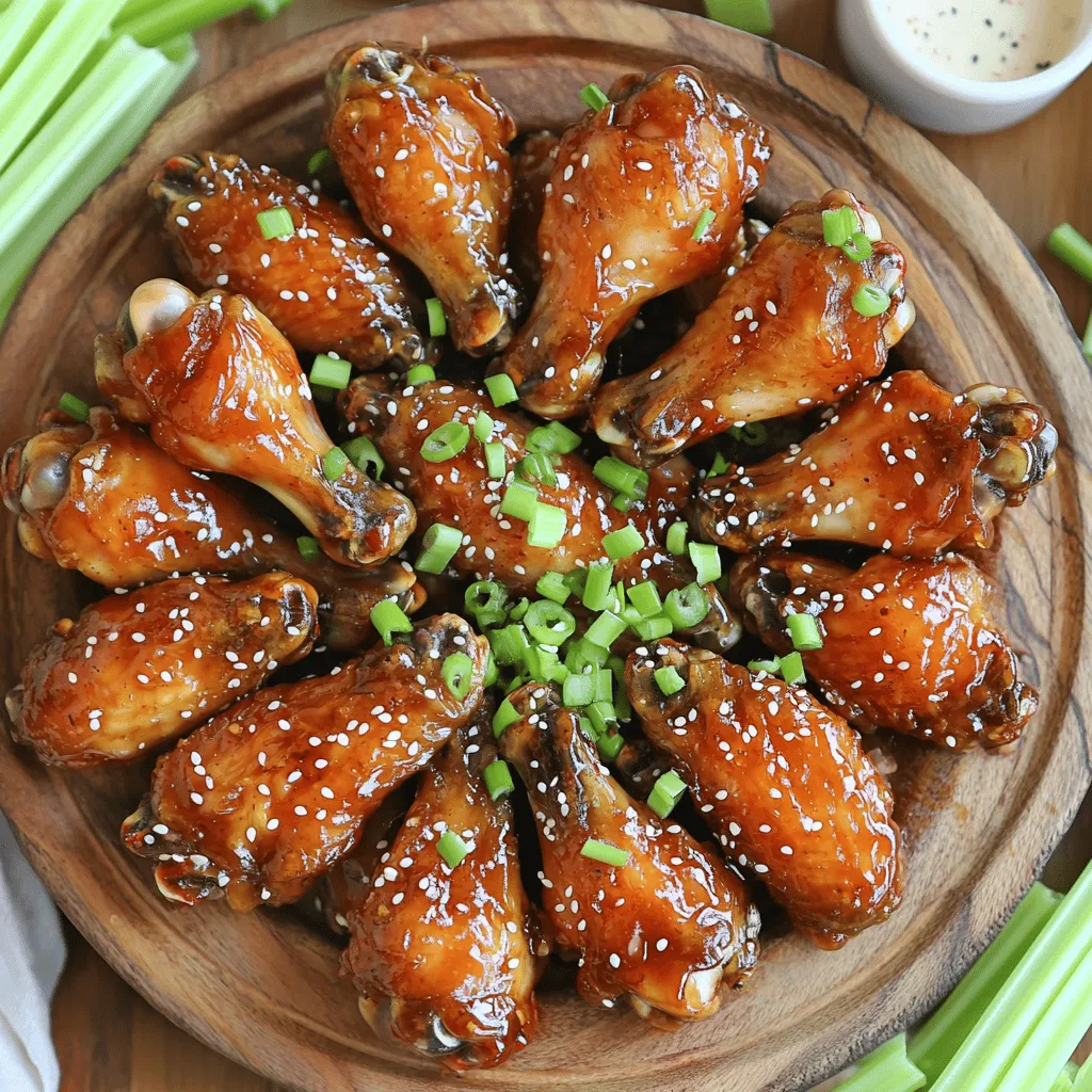 Air Fryer Honey Garlic Chicken Wings Crispy Delight