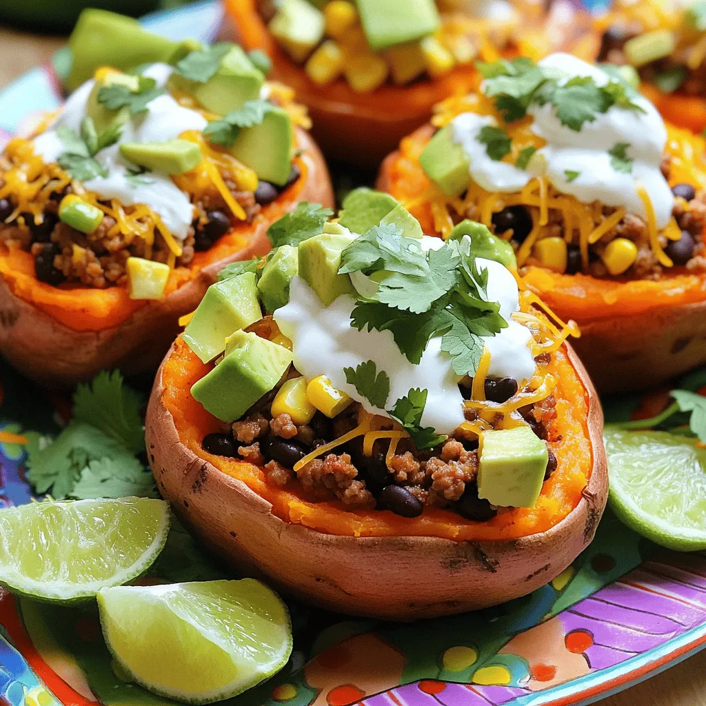Taco Stuffed Sweet Potatoes Flavorful and Easy Meal