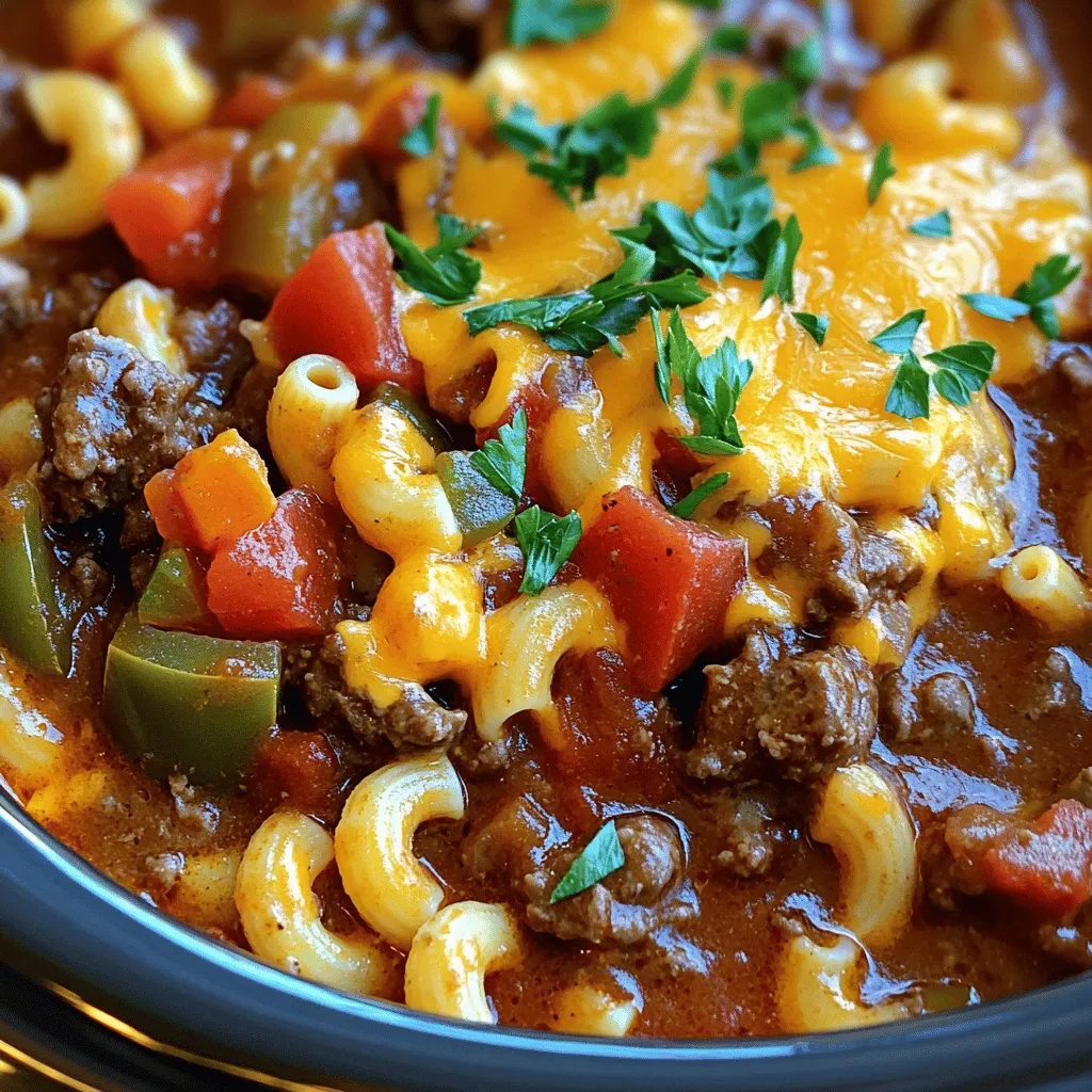 Crock Pot Goulash Hearty and Simple Comfort Meal