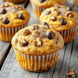 - 1 cup cottage cheese - 1 cup canned pumpkin puree - 2 large eggs - 1/2 cup sugar or maple syrup Cottage cheese gives these muffins a fluffy texture. It adds protein and moisture. The canned pumpkin puree brings rich flavor and adds a beautiful orange color. Eggs help bind the ingredients, making the muffins rise. You can use sugar or maple syrup for sweetness. Both options work well. - 1/4 cup melted coconut oil or unsalted butter - 1 teaspoon vanilla extract - 1 1/2 cups all-purpose flour - 1 tablespoon pumpkin pie spice Coconut oil or butter adds richness and a nice mouthfeel. Vanilla extract enhances the sweetness and flavor. All-purpose flour gives the muffins structure. Pumpkin pie spice adds warm notes of cinnamon, nutmeg, and ginger that scream fall! - 1/2 cup chopped walnuts or pecans - 1/2 cup chocolate chips You can add nuts for a crunch. Walnuts or pecans pair well with pumpkin. Chocolate chips add a sweet surprise in each bite. These add-ins make the muffins even more fun and tasty! - Preheat your oven to 350°F (175°C). - Line a muffin tin with paper liners or grease it well. - In a large bowl, combine the cottage cheese, canned pumpkin, and eggs. - Add the sweetener, coconut oil, and vanilla extract. Mix until smooth. - In a separate bowl, whisk together the flour, pumpkin pie spice, baking powder, baking soda, and salt. - Gradually add the dry mix to the wet mix. Stir gently until just combined. - Spoon the batter into the muffin tin, filling each cup about 2/3 full. - Bake for 18-20 minutes. Check doneness with a toothpick; it should come out clean. To achieve a light and fluffy muffin, avoid overmixing. Mix the wet and dry ingredients until they just blend. This keeps the muffins tender and airy. If you mix too much, the muffins can turn out tough, which no one wants! Ensuring even baking is key. Place the muffin tin in the center of the oven. This helps heat circulate well. Rotate the tin halfway through baking to promote even cooking. For sweeteners, you can use sugar or maple syrup. Maple syrup adds a nice hint of flavor. You can also try brown sugar for a richer taste. If you want less sweetness, reduce the amount based on your taste. Adjusting spices makes a big difference. If you like it spicier, add more pumpkin pie spice. You can also mix in a bit of cinnamon or nutmeg for extra warmth. These muffins taste great with toppings. Try a dollop of whipped cream on top. A sprinkle of cinnamon sugar also adds a nice touch. For drinks, pair these muffins with a hot cup of tea or coffee. The warmth of the drink complements the cozy flavor of the muffins. Enjoy them fresh for a delightful snack! {{image_2}} To make these muffins gluten-free, swap the all-purpose flour for a gluten-free blend. Look for a mix that includes xanthan gum for better texture. You may need to adjust moisture levels when using gluten-free flour. Add a bit more liquid, like milk or water, to keep muffins moist. For a vegan version, replace the eggs with flax eggs. Mix 1 tablespoon of ground flaxseed with 2.5 tablespoons of water. Let it sit for five minutes to thicken. You can also use plant-based yogurt instead of cottage cheese. Choose almond, soy, or coconut yogurt for a creamy texture. Use maple syrup or agave for sweetness. Experiment with different spices for a unique taste. Try adding cinnamon or nutmeg for more warmth. You can also mix in dried cranberries or chopped apples for a fall twist. For the holidays, consider adding chocolate chips for a festive feel. Each variation brings a new flavor and joy to your muffin experience. After baking your muffins, let them cool. Place them in an airtight container. This keeps them fresh. You can also use a zip-top bag. Store them at room temperature. They last for about three days. For longer freshness, put them in the fridge. In the fridge, they can stay good for up to one week. To freeze the muffins, first let them cool fully. Wrap each muffin in plastic wrap. Place the wrapped muffins in a freezer-safe bag. Make sure to squeeze out as much air as possible. You can freeze them for up to three months. When ready to enjoy, take one out and thaw it in the fridge overnight. For a quick fix, you can microwave it for about 30 seconds. To keep your muffins moist, store them with a slice of bread. The bread helps maintain moisture. Always check for signs of spoilage. Look for mold or an off smell. If they feel dry or crumbly, they may not be good to eat. Always trust your senses to ensure the best taste! Yes, you can use fresh pumpkin. Start by cutting a sugar pumpkin in half. Remove the seeds and stringy bits. Roast the pumpkin halves in the oven for about 45 minutes at 350°F (175°C) until soft. Scoop out the flesh and mash it until smooth. This yields about 1 cup. Fresh pumpkin may taste richer and have a more vibrant flavor than canned options. Walnuts and pecans are great choices. Walnuts add a slight bitterness and crunch, while pecans bring a sweet, buttery taste. Both nuts complement the pumpkin spice flavor well. You can also try almonds for a milder crunch or hazelnuts for a unique twist. Just remember, chop the nuts finely for even distribution in the muffins. You can reduce the sugar by half or use a natural sweetener like honey or maple syrup. This makes the muffins less sweet but still tasty. For fat, substitute half of the coconut oil with unsweetened applesauce. This keeps moisture while lowering calories. To add whole grains, replace half of the all-purpose flour with whole wheat flour. This boosts fiber and nutrients without changing the flavor much. These muffins are simple and fun to make. We covered the key ingredients, including cottage cheese and pumpkin. You learned how to mix wet and dry items to create delicious muffins. I shared tips for perfect texture and flavor, plus fun variations and storage methods. Enjoy these muffins warm or with your favorite toppings. With practice, you’ll master them quickly. Happy baking!