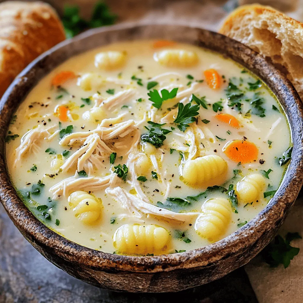 Slow Cooker Chicken Gnocchi Soup Warm and Comforting Dish