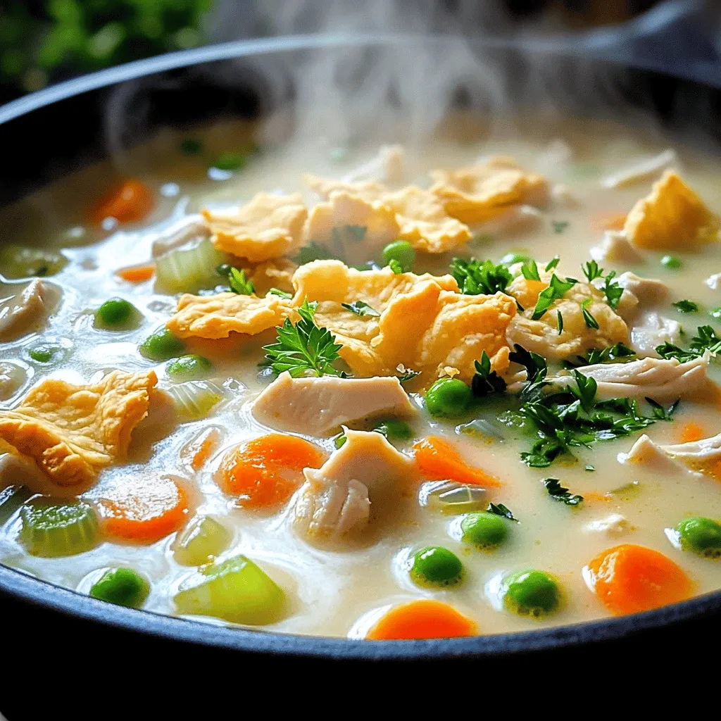 Classic Chicken Pot Pie Soup Cozy and Comforting Meal