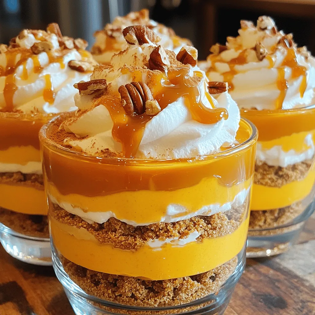 Pumpkin Caramel Cheesecake Trifles Delightful Treat