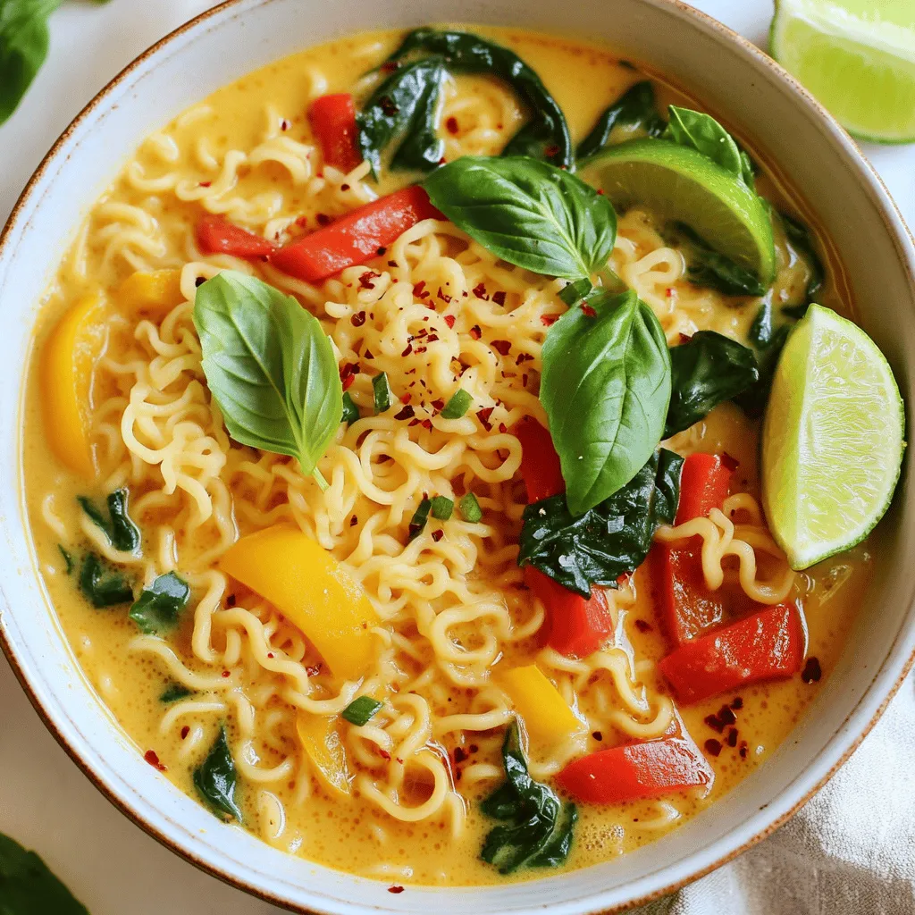 Thai Coconut Curry Ramen Rich and Flavorful Recipe
