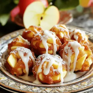 - 2 medium-sized apples (Granny Smith or Honeycrisp) - 1 cup all-purpose flour - 1/2 cup granulated sugar - 1/2 teaspoon baking powder - 1/4 teaspoon baking soda - 1/4 teaspoon salt - 1 teaspoon cinnamon - 1/2 teaspoon vanilla extract - 1/4 cup whole milk - 1 large egg - 1/4 cup brown sugar, packed - 1/4 cup powdered sugar (for glaze) - 1-2 tablespoons milk (for glaze) Apples are the star of this dish. I love using Granny Smith for their tartness or Honeycrisp for sweetness. Both types keep their shape well when cooked. Flour holds everything together. It creates a nice, fluffy texture. Sugar adds sweetness and helps with browning. Baking powder and baking soda give the fritters a light lift. Cinnamon enhances the apple flavor. Vanilla extract adds warmth and depth, while whole milk gives moisture. The egg binds the mix and creates a rich texture. Brown sugar adds a hint of caramel flavor. It also helps create a beautiful glaze when combined with powdered sugar and milk. You can change things up! Try adding nuts like walnuts or pecans for crunch. Dried fruits like raisins can also add sweetness. For a twist, mix in some caramel or chocolate chips. If you want a more intense glaze, add a splash of maple syrup. You can even use almond milk or oat milk for a dairy-free option. Get creative and make these fritters your own! 1. Start by peeling and dicing the apples. I like to use Granny Smith or Honeycrisp for their sweetness and crunch. 2. In a medium bowl, mix the diced apples with brown sugar and cinnamon. Let this sit for about 10 minutes. This helps the apples release some juice and enhances the flavor. 3. In a large bowl, whisk together flour, granulated sugar, baking powder, baking soda, salt, and the rest of the cinnamon. This dry mix is the base of your fritters. 4. In a smaller bowl, beat the egg. Add the milk and vanilla extract, then mix well. 5. Pour the wet mix into the dry ingredients. Stir until just combined. Don’t overmix. 6. Carefully fold in the apple mixture. Make sure the apples are evenly distributed throughout the batter. 7. Preheat your air fryer to 350°F (175°C). This step ensures even cooking and a golden finish. 8. Lightly grease the air fryer basket with cooking spray or oil to prevent sticking. 9. Use a tablespoon to scoop the batter into small bites, about 1.5 inches wide. Place them in the basket, leaving space in between. 10. Air fry for 8-10 minutes. They should be golden brown and cooked through. You may need to cook in batches, depending on your air fryer size. 11. While they cool, mix powdered sugar and 1-2 tablespoons of milk in a small bowl until smooth to make the glaze. 12. Drizzle this glaze over the bites once they cool slightly, or dip them for a sweeter experience. - Preheat Temperature: 350°F (175°C) - Cooking Time: 8-10 minutes - Check for Doneness: Look for a golden color and a firm texture. - Don’t overcrowd the basket. Give each bite space to cook evenly. - If your air fryer has a smaller basket, cook in batches. This helps achieve a crispy outside. - Check halfway to see if they are browning evenly. You can shake the basket gently to rearrange them. - Allow the fritter bites to cool slightly before glazing. This helps the glaze stick better. - Choose the Right Apples: Use tart apples like Granny Smith or sweet ones like Honeycrisp. They add great flavor. - Don’t Skip the Soaking: Let the diced apples sit with brown sugar and cinnamon for 10 minutes. This step enhances sweetness and flavor. - Mix Gently: When combining wet and dry ingredients, mix just until combined. Overmixing can make the fritter bites tough. - Preheat Your Air Fryer: Always preheat to 350°F (175°C) before cooking. This ensures even cooking and crispiness. - Space the Bites: Arrange the batter scoops with space in between. This helps them cook uniformly and get crispy. - Skipping the Glaze: Don’t overlook the glaze! It adds sweetness and moisture to the bites. - Crowding the Basket: Avoid placing too many fritter bites in the air fryer. This can lead to uneven cooking. - Not Testing Doneness: Check for a golden-brown color. If they are still pale, give them a few more minutes. - Using Cold Ingredients: Make sure your milk and egg are at room temperature. This helps with batter consistency. - Air Fryer: A good quality air fryer is key for this recipe. - Mixing Bowls: Use medium and large bowls for mixing ingredients. - Whisk: A whisk helps mix the dry ingredients evenly. - Spoon or Cookie Scoop: Use a tablespoon or a scoop for portioning the batter. - Cooking Spray: Lightly grease the air fryer basket to prevent sticking. - Cooling Rack: A cooling rack allows fritter bites to cool evenly and stay crisp. {{image_2}} You can switch up the filling in your apple fritter bites. Try adding caramel for a sweet twist. Chopped pears or berries also work great. Each fruit brings its own flavor, making every bite unique. Mix and match to find your favorite combo. Toppings can elevate your fritter bites. A chocolate glaze adds richness. Simply melt chocolate and drizzle over the bites. You can also sprinkle chopped nuts for crunch. This adds texture and flavor, making them even more delightful. To make these bites gluten-free, use a gluten-free flour blend. It works just as well as all-purpose flour. For a vegan version, replace the egg with flaxseed meal mixed with water. Use plant-based milk instead of whole milk. These swaps keep the bites tasty and satisfying for everyone. After you enjoy your apple fritter bites, let them cool completely. Place them in an airtight container. This keeps them fresh longer. You can store them at room temperature for up to 2 days. For longer storage, move them to the fridge. They can stay fresh in the fridge for about a week. To reheat your fritter bites, the air fryer works best. Set your air fryer to 350°F (175°C). Heat the bites for about 3-5 minutes. This brings back their crispness. You can also use a microwave. Just heat them for 15-20 seconds, but they may get a little soft. These apple fritter bites can last in the freezer for up to 3 months. To freeze, place them in a single layer on a baking sheet. Once frozen, transfer them to a freezer bag. Remove as much air as you can before sealing. When ready to eat, thaw them overnight in the fridge. Then, reheat them in the air fryer for the best taste. Yes, you can use other fruits for fritter bites. Fruits like pears, peaches, and berries work well. Each fruit adds its own flavor. Just remember to chop them small, like apples, to keep the texture right. You will know the fritter bites are done when they turn golden brown. They should feel firm to the touch. If you insert a toothpick, it should come out clean. Trust your eyes and the toothpick test for best results. You can serve Air Fryer Apple Fritter Bites with many things. A scoop of vanilla ice cream pairs well. You might also enjoy them with caramel or whipped cream. Fresh fruit slices add a nice touch, too. In this article, we explored how to make tasty Air Fryer Apple Fritter Bites. We covered key ingredients, detailed steps, and useful tips. I shared fun variations and storage methods to keep your bites fresh. Remember, you can customize these fritters in many ways. Don’t hesitate to experiment with flavors or toppings. Enjoy these delicious treats today! Your friends and family will love them.