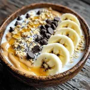 To make a Protein Cookie Dough Yogurt Bowl, gather these tasty ingredients: - 1 cup Greek yogurt (plain or vanilla) - 1 scoop protein powder (vanilla or chocolate flavor) - 2 tablespoons peanut butter or almond butter - 2 tablespoons maple syrup or honey - 1/4 cup rolled oats - 1/4 cup mini chocolate chips - 1 teaspoon vanilla extract - A pinch of sea salt - Optional toppings: sliced bananas, chia seeds, crushed nuts, or extra chocolate chips These ingredients come together to create a rich and creamy bowl. Greek yogurt serves as a great base. It adds protein and a smooth texture. The protein powder boosts the protein content, making this a perfect snack or breakfast. Nut butter lends creaminess and a delicious nutty flavor. Sweeteners like maple syrup or honey add just the right touch of sweetness. Rolled oats bring a nice chew, while mini chocolate chips add a hint of indulgence. A splash of vanilla extract brightens the flavors. Finally, a pinch of sea salt enhances all the tastes. Feel free to customize your bowl! Slice up some bananas or sprinkle on chia seeds for added nutrition. Crushed nuts or more chocolate chips can make it extra special. Enjoy mixing and matching your favorites! - Mixing yogurt and protein powder Start with 1 cup of Greek yogurt. You can use plain or vanilla. Add 1 scoop of protein powder. I prefer vanilla or chocolate. Whisk these until smooth and creamy. - Adding nut butter and sweetener Next, add 2 tablespoons of peanut butter or almond butter. Drizzle in 2 tablespoons of maple syrup or honey. This gives the bowl a sweet taste. Stir until it all blends well. - Incorporating vanilla extract and salt Now, add 1 teaspoon of vanilla extract. This boosts the flavor. Don't forget a pinch of sea salt. This helps balance the sweetness. Mix everything until it’s creamy and well combined. - Folding in oats and chocolate chips Gently fold in 1/4 cup of rolled oats. Then, add in 1/4 cup of mini chocolate chips. These add texture and a yummy taste. Mix carefully so the oats and chips get evenly spread. - Transferring to serving bowl Spoon the mixture into a serving bowl. Use a spatula to smooth the top. This makes it look nice. You can now add your favorite toppings and enjoy! - Alternatives for nut butter: If you have a nut allergy, try sunflower seed butter or soy nut butter. They provide a creamy texture and rich flavor. - Sugar-free sweetener options: Use stevia or erythritol as a sweet option. These low-calorie sweeteners keep the taste sweet without added sugar. - Dairy-free yogurt alternatives: Coconut yogurt or almond yogurt works well if you're dairy-free. They still give a nice creamy base for your bowl. - Recommended toppings and their benefits: - Sliced bananas: They add natural sweetness and creaminess. - Chia seeds: These boost fiber and omega-3s while adding a nice crunch. - Crushed nuts: They add protein and a satisfying crunch. - Extra chocolate chips: For chocolate lovers, these give a sweet surprise in every bite. - Adjusting sweetness to taste: Start with less sweetener and taste as you go. You can always add more if needed! - Pairing with fruits or granola: Serve with fresh berries, sliced apples, or a sprinkle of granola. This adds more flavor and nutrients. - Portion sizes and serving methods: This recipe makes two servings. Use small bowls for a fun presentation. You can also layer it in a glass for a pretty effect. {{image_2}} You can have fun with flavors in your Protein Cookie Dough Yogurt Bowl. Start with different protein powders. Vanilla adds a classic touch, while chocolate brings a rich taste. You can also try flavors like cookies and cream or peanut butter. Each powder changes the taste in a fun way. Seasonal flavors are a great idea too! In fall, add pumpkin spice for warmth. In summer, use fresh berries for a fruity twist. These small changes make your bowl exciting and new. If you're looking for a vegan version, it's easy! Use coconut yogurt or almond yogurt instead of Greek yogurt. Replace the honey with agave syrup for sweetness. This keeps all the yummy flavors while being plant-based. For a gluten-free bowl, just use gluten-free oats. All the other ingredients are naturally gluten-free. It’s a simple swap that makes your dish safe for everyone. Enjoy your tasty, healthy treat without worry! To keep your Protein Cookie Dough Yogurt Bowl fresh, store any leftovers right away. Use an airtight container to prevent air from getting in. This helps keep the yogurt creamy and tasty. You can store it in the fridge for up to three days. Make sure to seal it tightly to avoid spills and odors from other foods. Can you freeze the yogurt bowl? Yes, you can freeze it if you want to save some for later. Just scoop it into a freezer-safe container. Leave some space at the top because the yogurt will expand as it freezes. When you're ready to eat it, take it out of the freezer and put it in the fridge for a few hours to thaw. If you're in a hurry, you can also thaw it in the microwave on low for a short time. After thawing, stir it well. This will help mix the texture back together. Enjoy your delicious Protein Cookie Dough Yogurt Bowl anytime! A Protein Cookie Dough Yogurt Bowl is a tasty and healthy treat. It combines Greek yogurt with protein powder, nut butter, and sweeteners. You get a creamy, cookie dough-like texture that is both filling and fun. This bowl is perfect for breakfast or a snack. You can add toppings like chocolate chips or fruits to make it even better. To make this recipe dairy-free, use non-dairy yogurt. Coconut, almond, or soy yogurt work well. Make sure your protein powder is also dairy-free. Most plant-based protein powders come in flavors like vanilla or chocolate. You can find these at health food stores or online. Adding protein powder boosts the protein content of your yogurt bowl. This helps keep you full longer. Protein is also great for muscle repair. It can help you feel energized and ready for your day. Plus, it adds a nice flavor, depending on the type you choose. Yes, you can prepare this bowl in advance. Mix the yogurt and other ingredients, then store it in the fridge. It stays fresh for about two days. Just add your toppings right before you eat it for the best taste and texture. Yes, this recipe is perfect for meal prep. You can make several servings at once. Store each serving in an airtight container. Grab one in the morning for a quick and healthy breakfast. It saves time and keeps you on track with your goals. We've explored the tasty world of protein cookie dough yogurt bowls. You learned about key ingredients like Greek yogurt and protein powder. I shared preparation steps and helpful tips for flavor and texture. You can also customize your bowl with many variations. Don't forget to store leftovers correctly for the best taste. With so many options available, this recipe is perfect for any time of day. Enjoy your healthy treat and get creative with every spoonful!