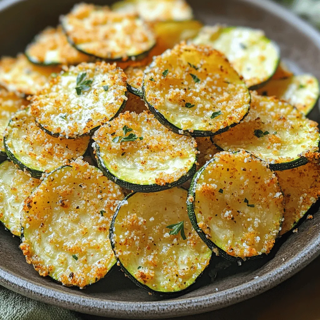 Air Fryer Parmesan Zucchini Chips Crispy and Tasty Snack