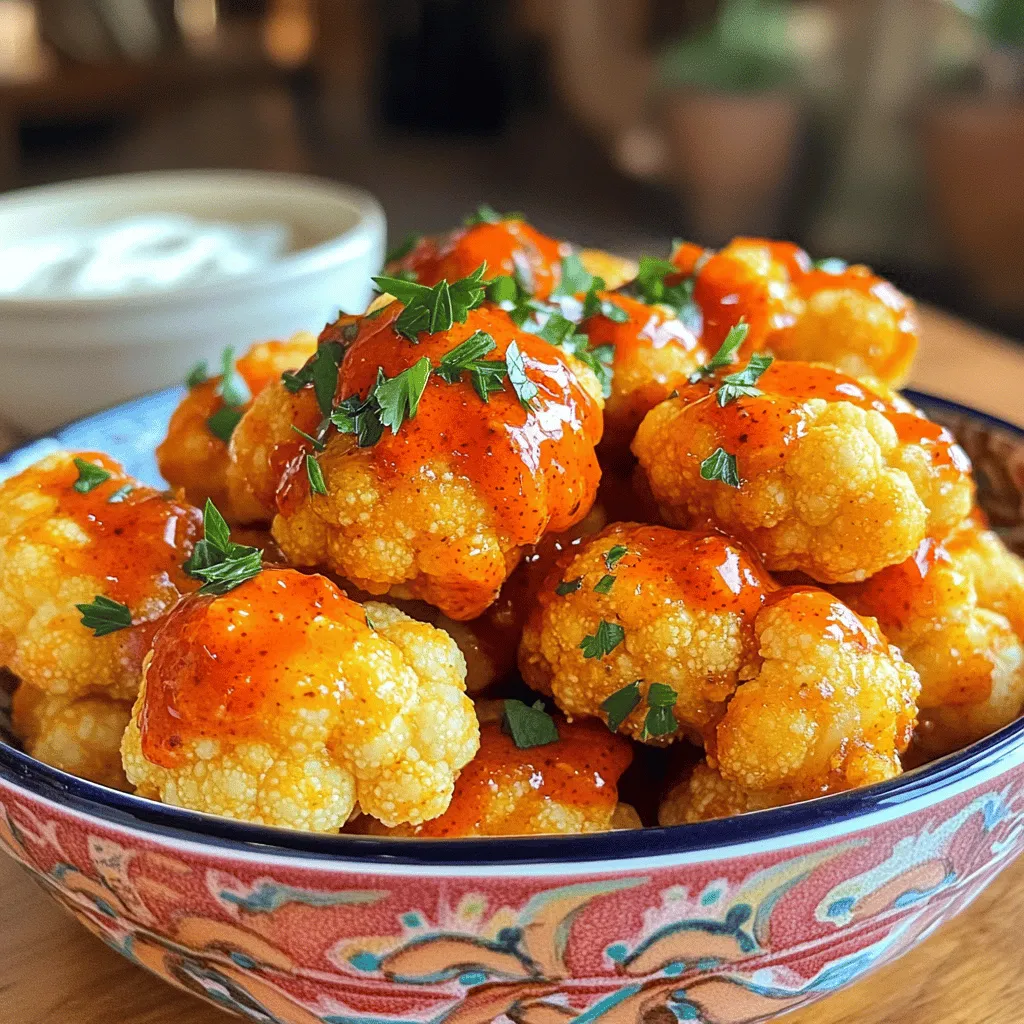 Spicy Buffalo Cauliflower Bites Crispy Flavor Boost