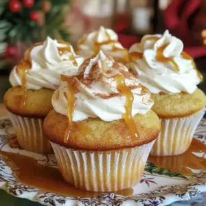 The ingredients for spiced caramel latte cupcakes are simple yet essential for the perfect flavor. Here’s what you need: - 1 ½ cups all-purpose flour - 1 tsp baking powder - ½ tsp baking soda - ½ tsp salt - 1 tsp ground cinnamon - ½ tsp ground nutmeg - ½ cup unsalted butter, softened - 1 cup granulated sugar - 2 large eggs - 1 tsp vanilla extract - ½ cup brewed coffee, cooled - ½ cup milk - ½ cup caramel sauce (for filling) - Additional caramel sauce (for drizzling on top) - Whipped cream (for topping) These ingredients combine to create a rich, spiced flavor that mirrors your favorite latte. The butter adds moisture, while the coffee enhances the taste. The spices, cinnamon and nutmeg, give warmth. The caramel sauce adds a sweet surprise inside each cupcake, making every bite delightful! You will love how these cupcakes come together. First, you need to preheat the oven to 350°F (175°C). This step is key for even baking. While the oven heats, line a muffin tin with cupcake liners. This keeps the cupcakes from sticking and makes cleanup easier. Next, take a medium bowl. In it, whisk together the following dry ingredients: - 1 ½ cups all-purpose flour - 1 tsp baking powder - ½ tsp baking soda - ½ tsp salt - 1 tsp ground cinnamon - ½ tsp ground nutmeg Whisking these together helps mix the flavors and ensures even baking. Now, grab a large mixing bowl. Add ½ cup of softened unsalted butter and 1 cup of granulated sugar. Use a mixer to cream them together until the mix looks light and fluffy. This step adds air, which helps the cupcakes rise. Once your butter and sugar mix is ready, it’s time to add the eggs. Add 2 large eggs, one at a time. Mix well after each egg. Then stir in 1 tsp of vanilla extract. Now, alternate adding the dry mix and the wet ingredients. Pour in ½ cup of cooled brewed coffee and ½ cup of milk. Mix until just combined. Be careful not to overmix, as this can make the cupcakes tough. With the batter ready, it's time to fill the cupcake liners. Scoop the batter into each liner, filling them about 2/3 full. This gives the cupcakes room to rise. Now, here comes the fun part! Bake the cupcakes for 20-25 minutes. Check doneness by inserting a toothpick into the center. If it comes out clean, they are done. Let the cupcakes cool in the pan for about 5 minutes. Then, transfer them to a wire rack to cool completely. To keep your cupcakes light and fluffy, mix carefully. When you add the dry mix to the wet mix, stir slowly. Stop mixing as soon as you see no dry flour. Overmixing makes cupcakes dense and tough. You want them soft and airy. The right baking time is key. Bake your cupcakes for 20 to 25 minutes. Start checking them at 20 minutes. Insert a toothpick into the center. If it comes out clean, your cupcakes are done. If it has batter on it, give them a few more minutes. Spices bring your cupcakes to life. Use ground cinnamon and nutmeg for great flavor. These spices work well with coffee and caramel. You can even add a pinch of cardamom for a unique twist. Experiment with spices to find your favorite blend. A good look makes food more fun. Use decorative cupcake liners to make them pop. After frosting, drizzle extra caramel sauce on top. Finish with a sprinkle of cinnamon for flair. Serve on a pretty platter for the best effect. This step makes them irresistible! {{image_2}} You can change the flavor of your spiced caramel latte cupcakes easily. Try adding a splash of almond extract for a nutty twist. Or use hazelnut coffee instead of regular coffee for a richer taste. You can also mix in chocolate chips for a sweet surprise. Another option is to add a bit of orange zest to brighten the flavor. These simple changes keep the recipe fun and exciting. To make these cupcakes vegan, replace the eggs with flaxseed meal. Use 1 tablespoon of flaxseed mixed with 3 tablespoons of water for each egg. For a dairy-free version, swap the milk for almond or oat milk. You can also use vegan butter in place of regular butter. For gluten-free cupcakes, substitute the all-purpose flour with a gluten-free blend. Make sure it includes xanthan gum for better texture. These modifications let everyone enjoy this treat. While whipped cream is lovely, you can try other toppings too. Cream cheese frosting adds a tangy touch. To make it, blend cream cheese with powdered sugar and vanilla. Chocolate ganache is another indulgent option. Just heat heavy cream and pour it over chocolate, then stir until smooth. You can even use flavored buttercream, like espresso or caramel, to match the cupcake flavors. Each frosting choice brings a new taste and style to your cupcakes. You can store your spiced caramel latte cupcakes at room temperature. Place them in an airtight container. This keeps them fresh and moist. They will last about two days. Make sure to keep them away from direct sunlight or heat. If you want to keep them longer, refrigeration works well. Move the cupcakes to the fridge if you have whipped cream on top. The cool air helps maintain the cream's texture. They can last up to a week in the fridge. Just remember to let them sit at room temperature for a bit before serving. Freezing is a great option for longer storage. Wrap each cupcake in plastic wrap and then place them in a freezer-safe bag. They can last for up to three months in the freezer. When you're ready to enjoy, just thaw them in the fridge overnight. You can add whipped cream and caramel sauce just before serving. To make the best spiced caramel latte cupcakes, focus on fresh ingredients. Use high-quality butter and fresh eggs. Make sure your baking powder and baking soda are not expired. This helps the cupcakes rise well. Carefully measure your flour to avoid dense cupcakes. Mix the batter gently; overmixing can make them tough. Add the caramel sauce in the center; it gives a sweet surprise. Lastly, let them cool completely before adding frosting. Yes, you can use instant coffee. Mix one tablespoon of instant coffee with half a cup of hot water. Stir until it dissolves. This will give your cupcakes a nice coffee flavor. However, brewed coffee adds a richer taste. Use the method that fits your taste best. A creamy buttercream frosting pairs well with these cupcakes. You can also try whipped cream for a light touch. For a unique twist, use a caramel frosting. This adds more sweetness and flavor. Adding a pinch of cinnamon to your frosting can enhance the taste. These cupcakes will stay fresh for about three days at room temperature. Store them in an airtight container to keep them moist. If you refrigerate them, they can last up to a week. For longer storage, freeze them for up to three months. Just make sure to wrap them well. This blog post covered how to make delicious spiced caramel latte cupcakes. We explored the ingredients, step-by-step instructions, tips to avoid mistakes, and fun variations. Proper storage and FAQs were also discussed to help you succeed. I hope you feel ready to create these tasty treats. Remember, baking is about fun and sharing delightful flavors with others. Enjoy your baking journey and keep experimenting!